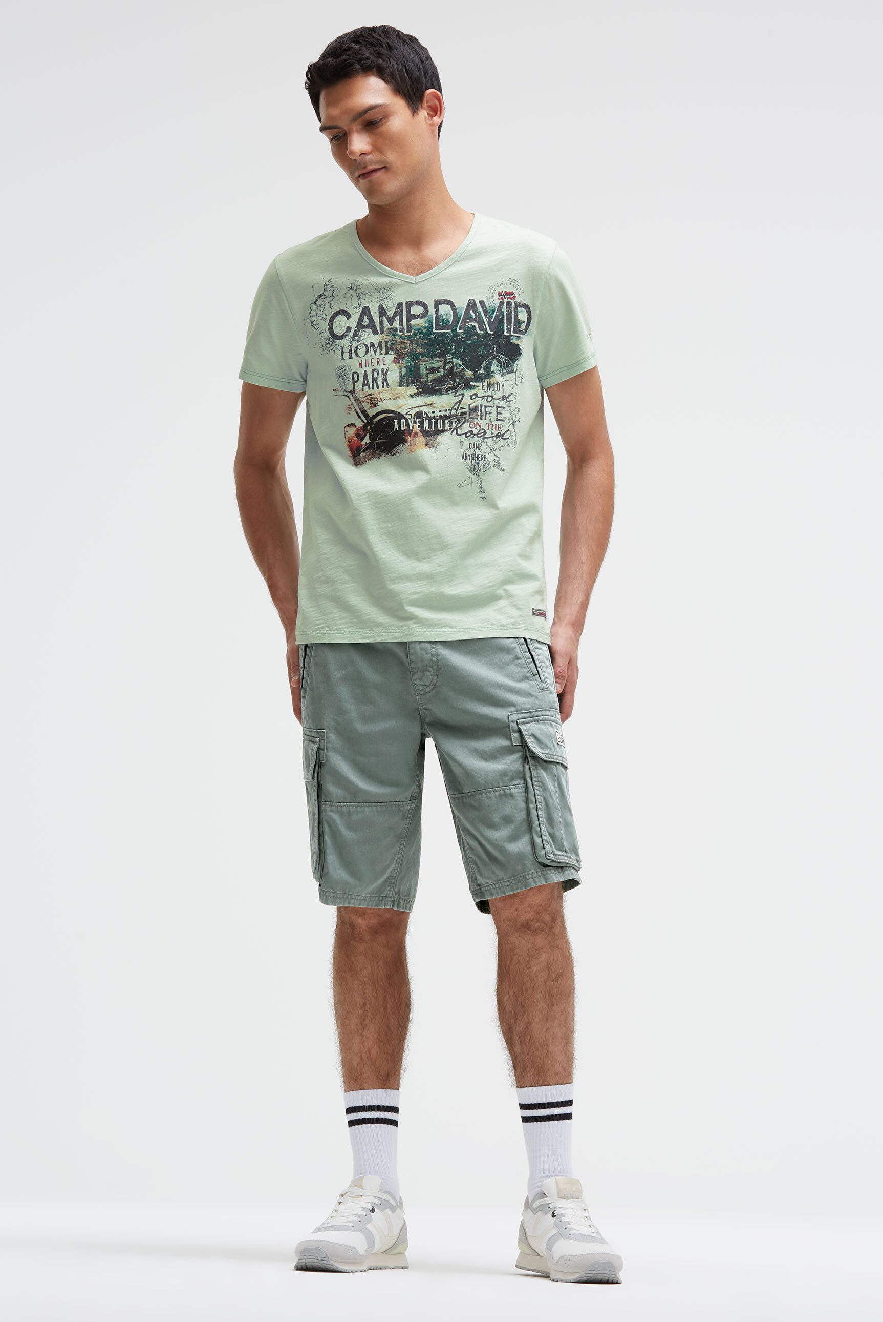 CAMP DAVID Cargoshorts aus Baumwolle