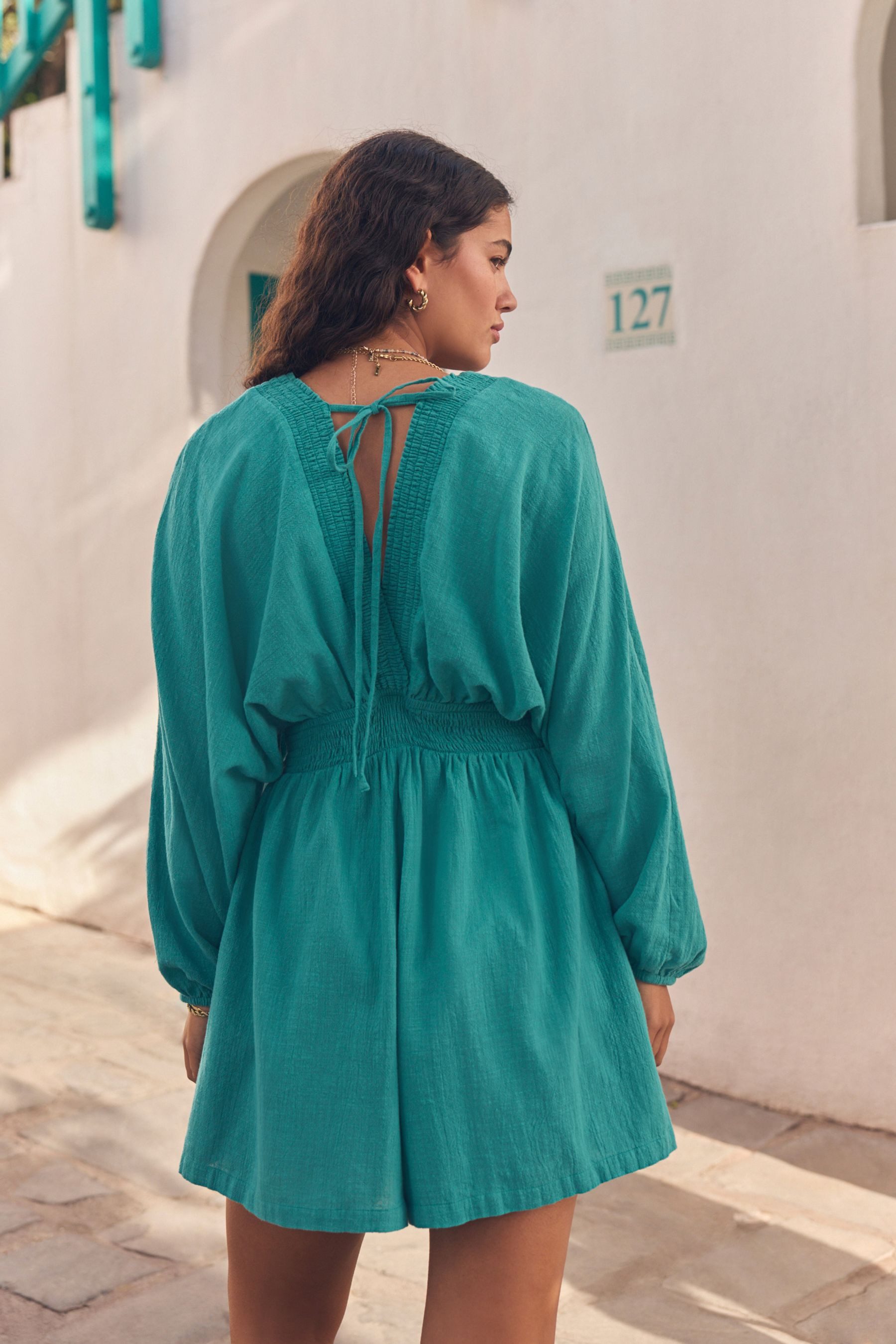 Next Playsuit Langärmelige Playsuit aus 100 % günstig online kaufen