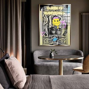 DOTCOMCANVAS® Acrylglasbild Queen of Everything - Acrylglas, Acrylglasbild Queen of Everything Pop Art Comic hochkant