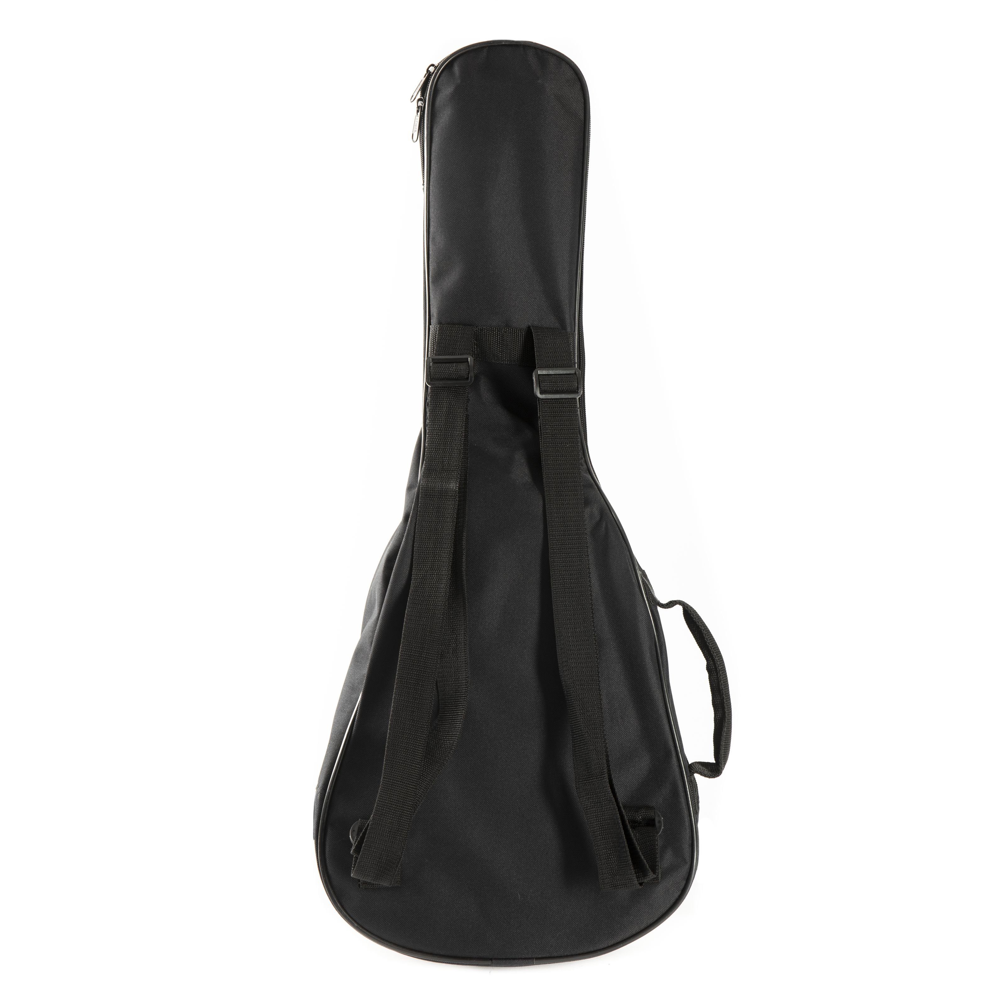 MUSIC STORE Gitarrentasche (Gigbag für klassische Gitarre 1/4 Economy Leicht Regenabweisend mit Rucksackgarnitur Zubehörfach, Gitarrenkoffer und Gitarrentaschen, Gitarrentasche Konzertgitarre), Gigbag klassische Gitarre, Leicht, Regenabweisend