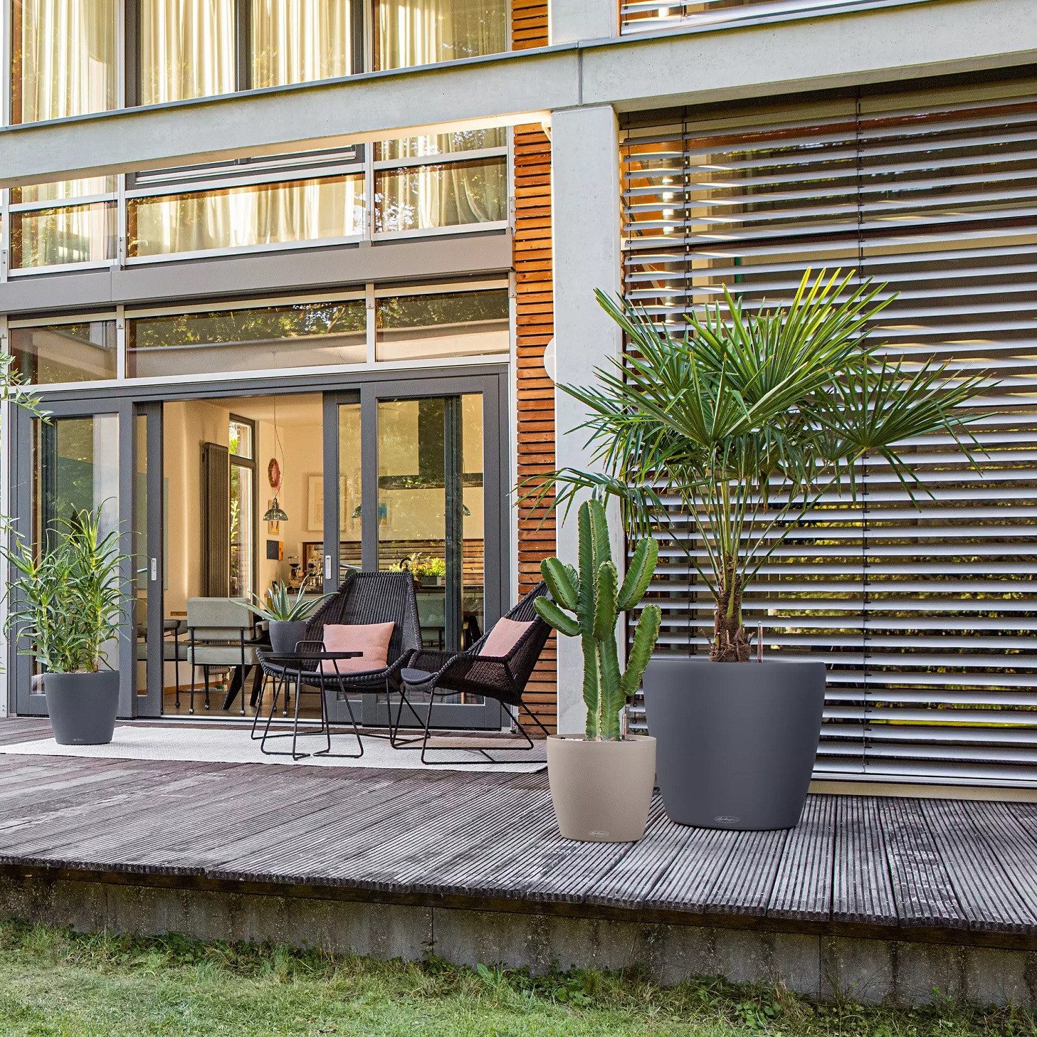 Lechuza® Pflanzkübel Classico Color 50, dunkelgrau