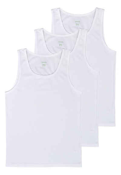 Ammann Unterhemd 3er Pack Organic de Luxe (Spar-Set, 3-St) Unterhemd / Tanktop - Baumwolle - Aus Bio-Baumwolle