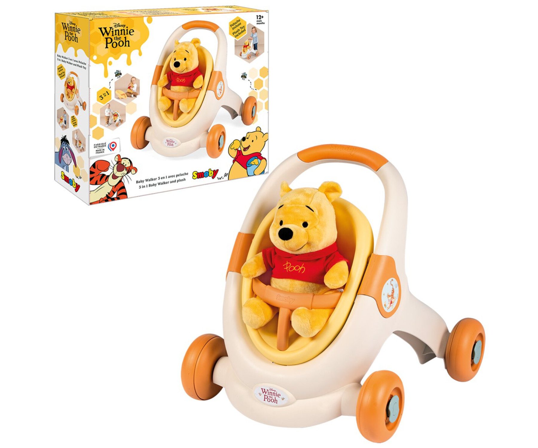 Smoby Lauflernhilfe Winnie Puuh inklusive Plüsch Winnie Puuh