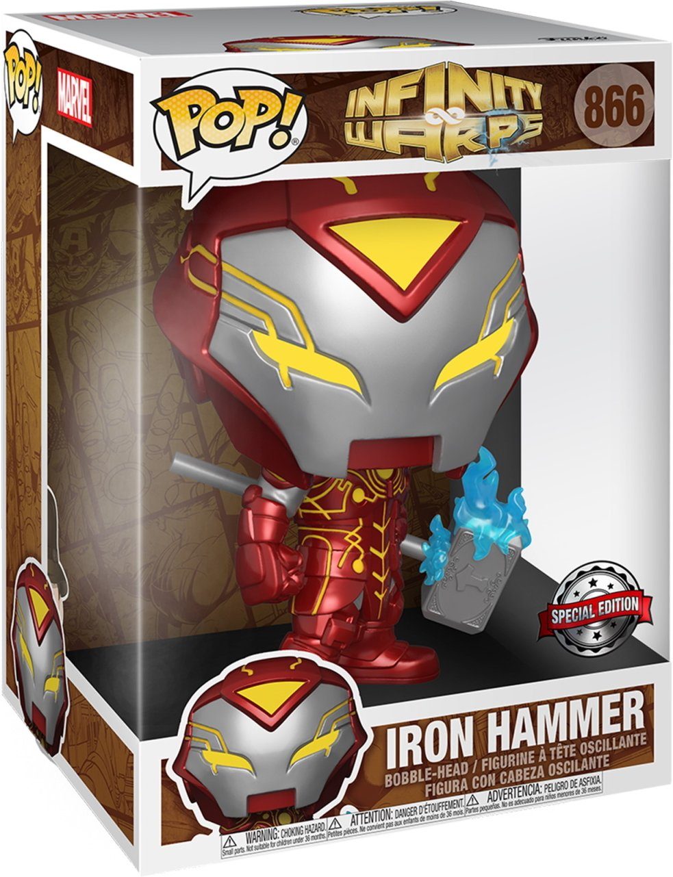 Funko Spielfigur Infinity Wraps - Iron Hammer 866 SP Pop!
