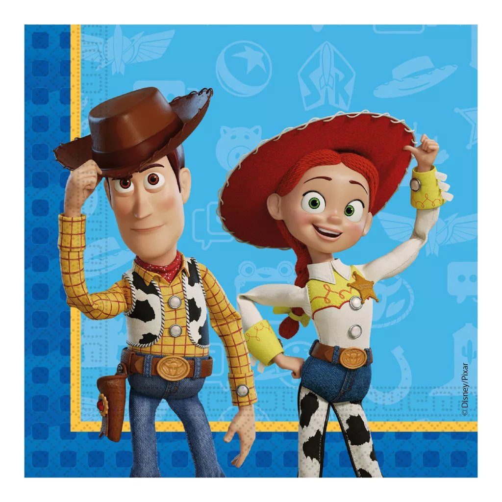 Disney Papierserviette Disney Toy Story On a Mission" Servietten 20 Stück, 33 x 33 cm