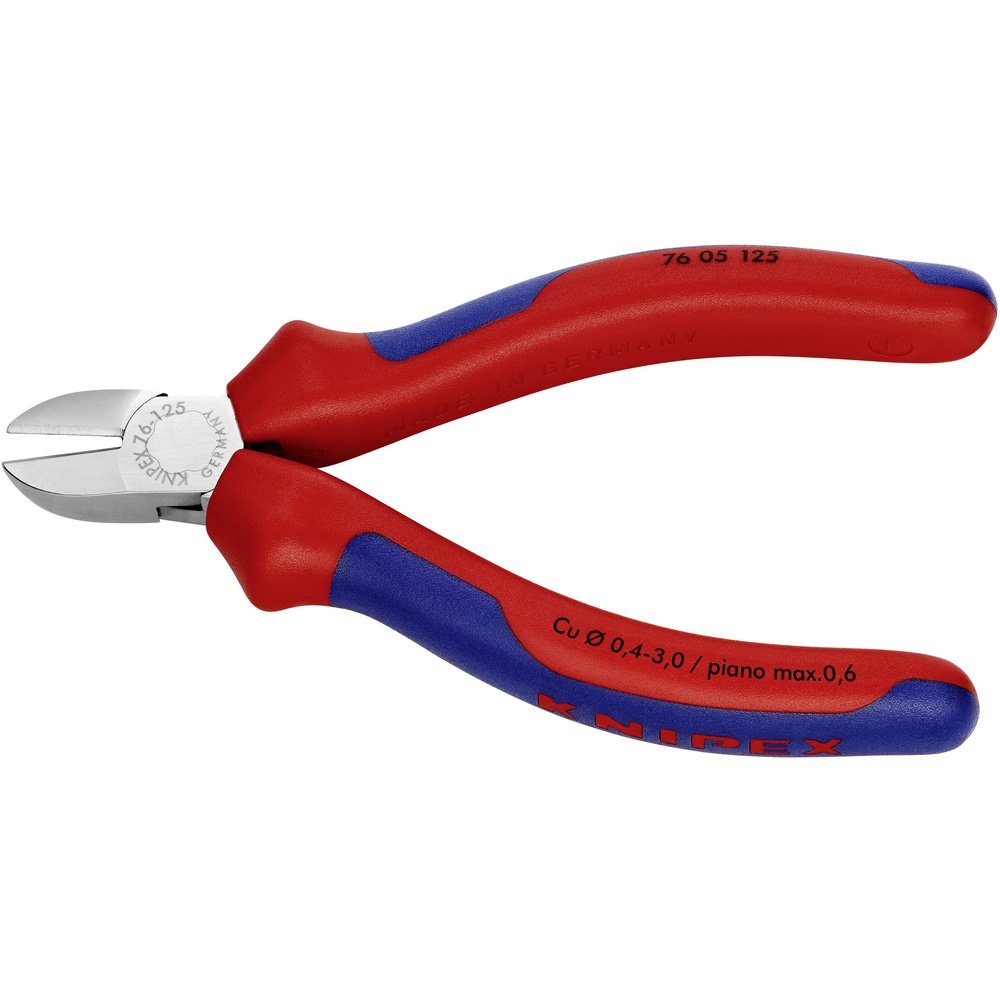 Thumbnail - Knipex Seitenschneider Knipex 76 05 125 Elektronik- u. Feinmechanik Seitenschneider mit Face