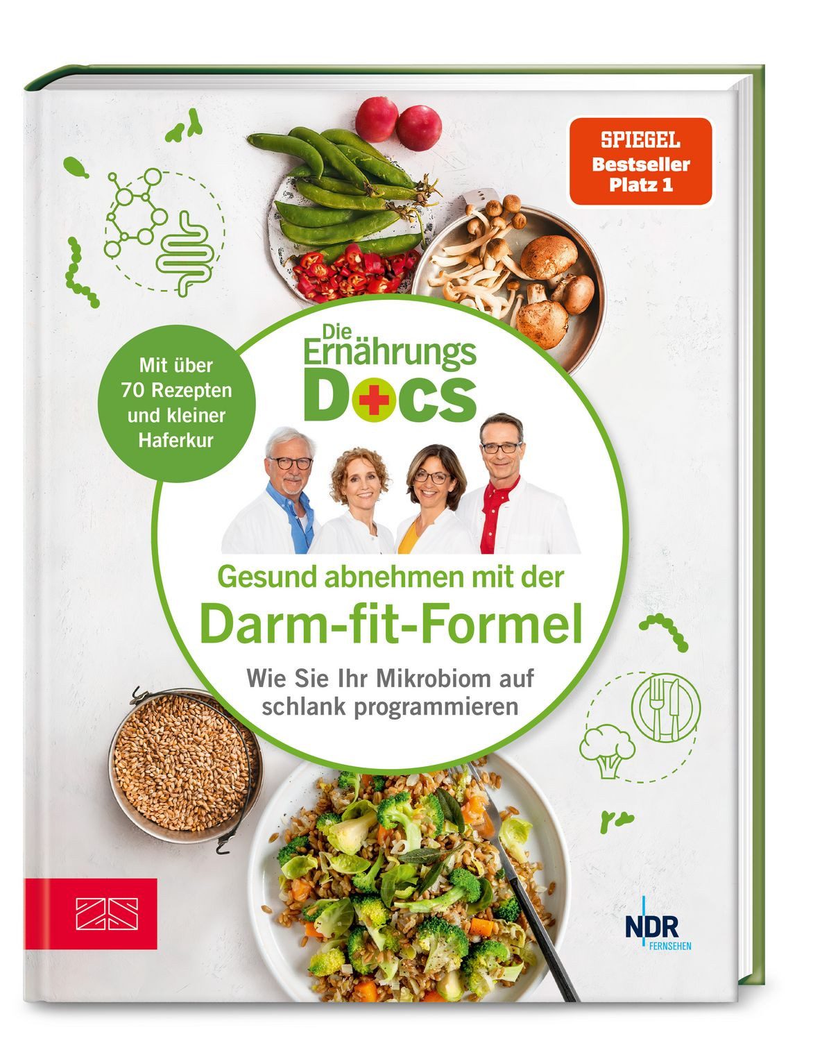 Die Ernährungs-Docs – Gesund abnehmen mit der Darm-fit-Formel / Matthias Riedl, Jörn Klasen, Silja Schäfer, Viola Andresen, SPIEGEL-Bestseller SPIEGEL-Bestseller