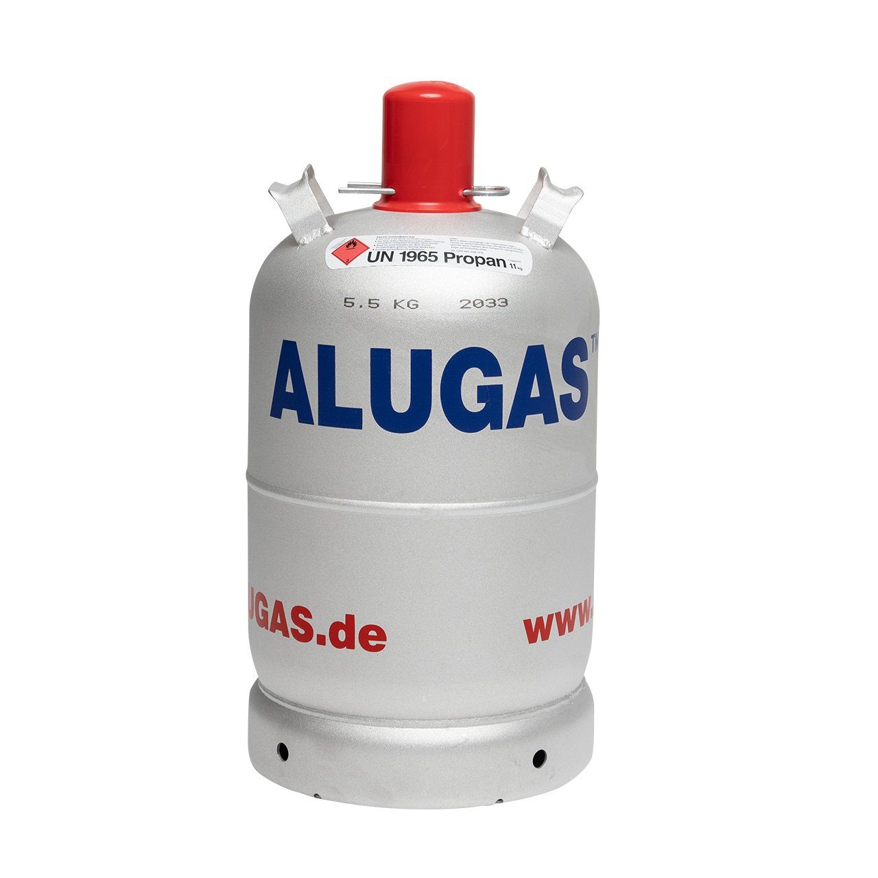 Alugas Gas, Alugas Gasflasche Füllmenge 11 kg, leer, Gewicht 5,2 kg