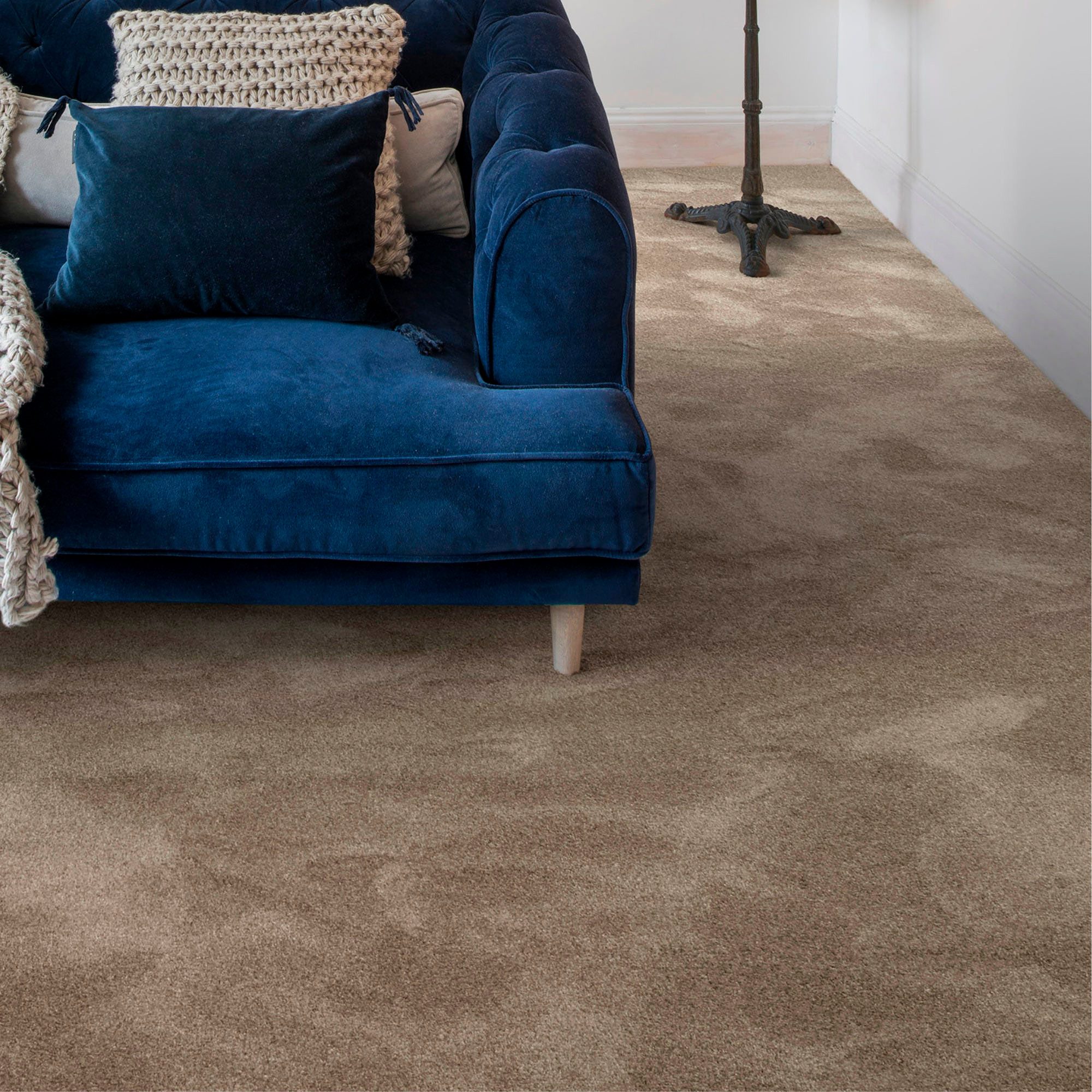 Andiamo Teppichboden Schlinge Florenz, rechteckig, Höhe: 8 mm, Uni-Farben, Breite 400 cm, strapazierfähig & robust