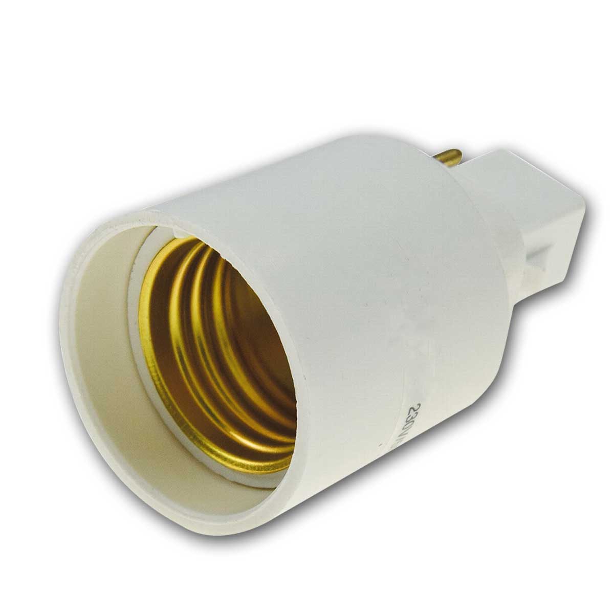 ChiliTec Lampenfassung Lampensockel Adapter E27 Birne in G24 Fassung