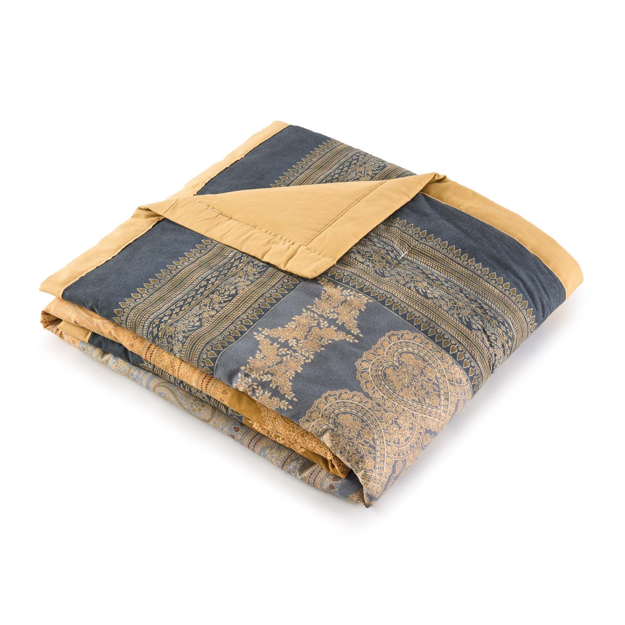 Plaid BRUNELLESCHI, Bassetti, aus Baumwolle mit Paisleymuster