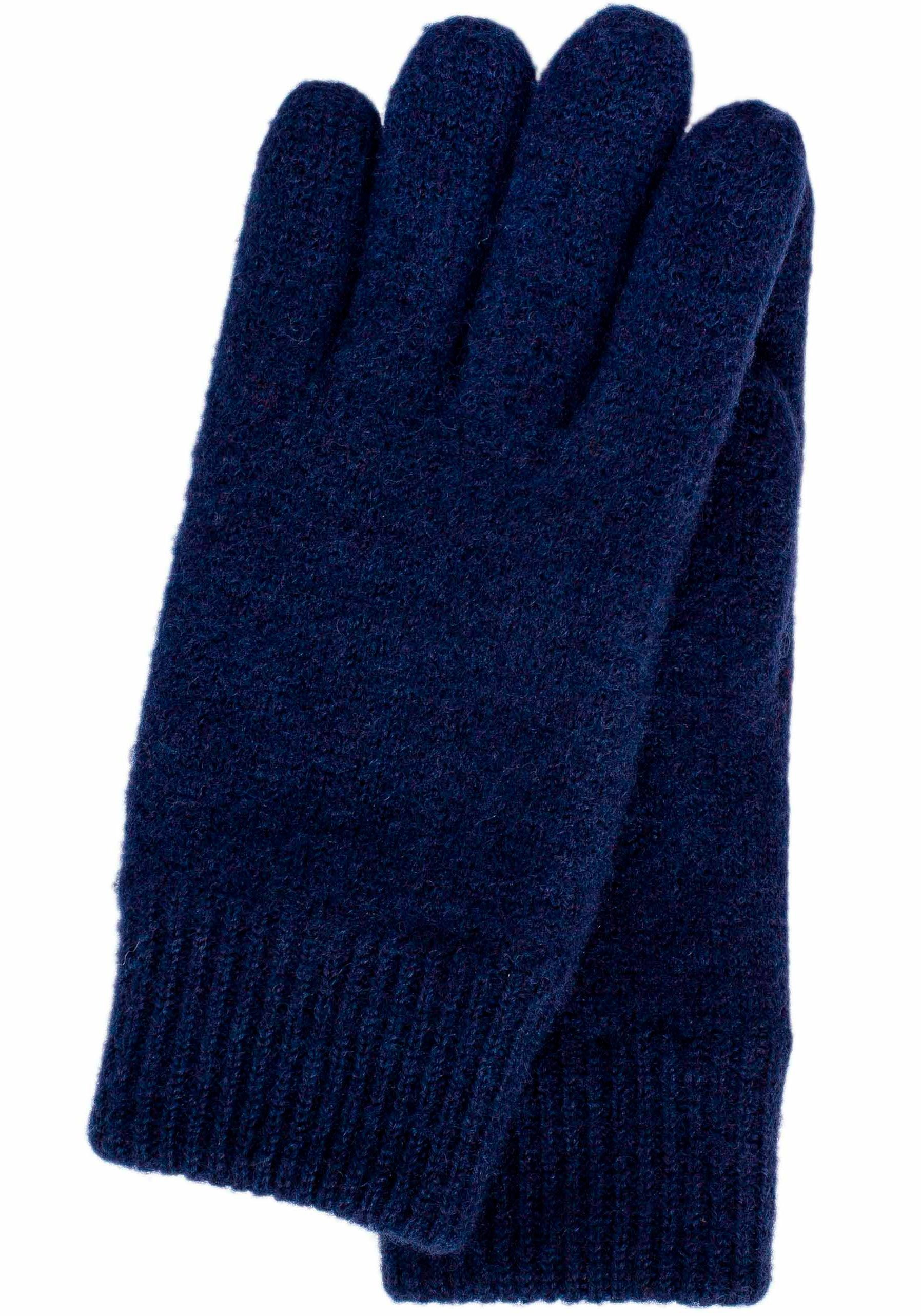 KESSLER Strickhandschuhe blue wind- dark und wasserabweisend, Strickbund