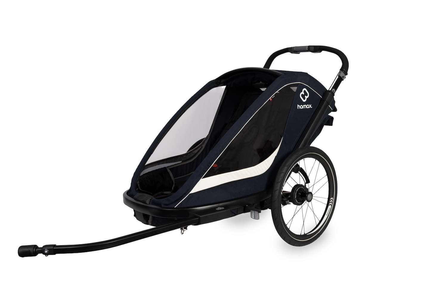 Hamax Fahrradkinderanhänger Breeze Kinderfahrradanhänger für 2 Kinder