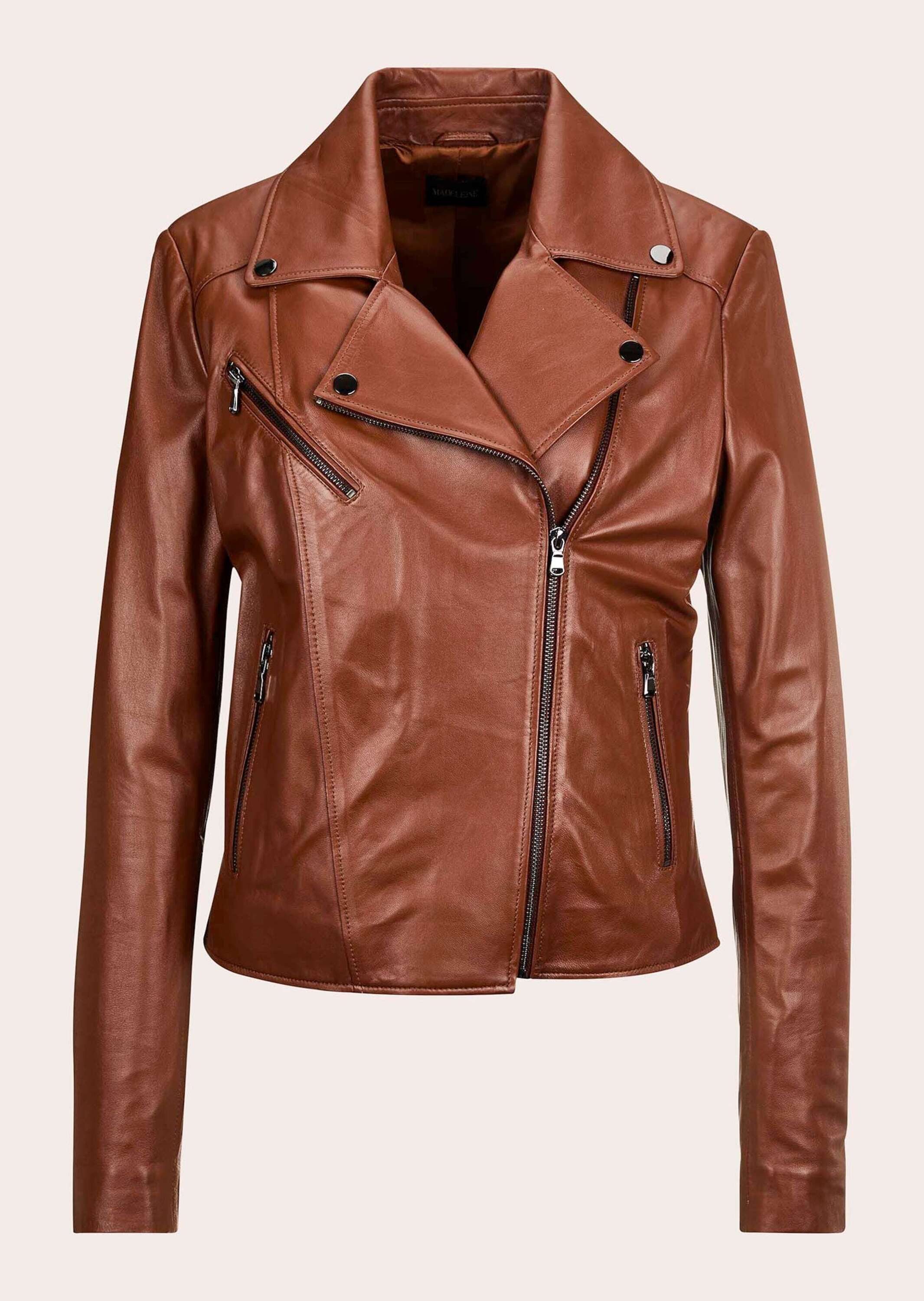 Lederjacke Lederjacke im Biker-Style