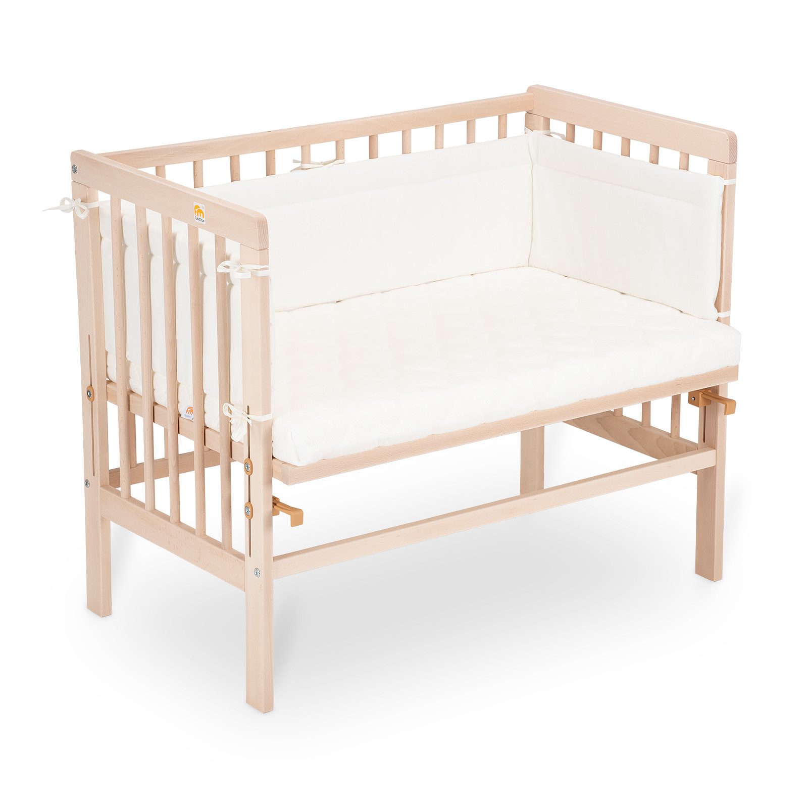 Beistellbett Babybett Basic Natur