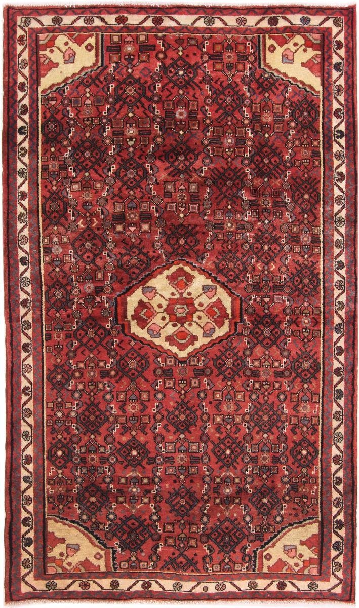 Orientteppich Hamadan Hosseinabad 131x219 Handgeknüpfter Orientteppich, Nain Trading, rechteckig, Höhe: 12 mm