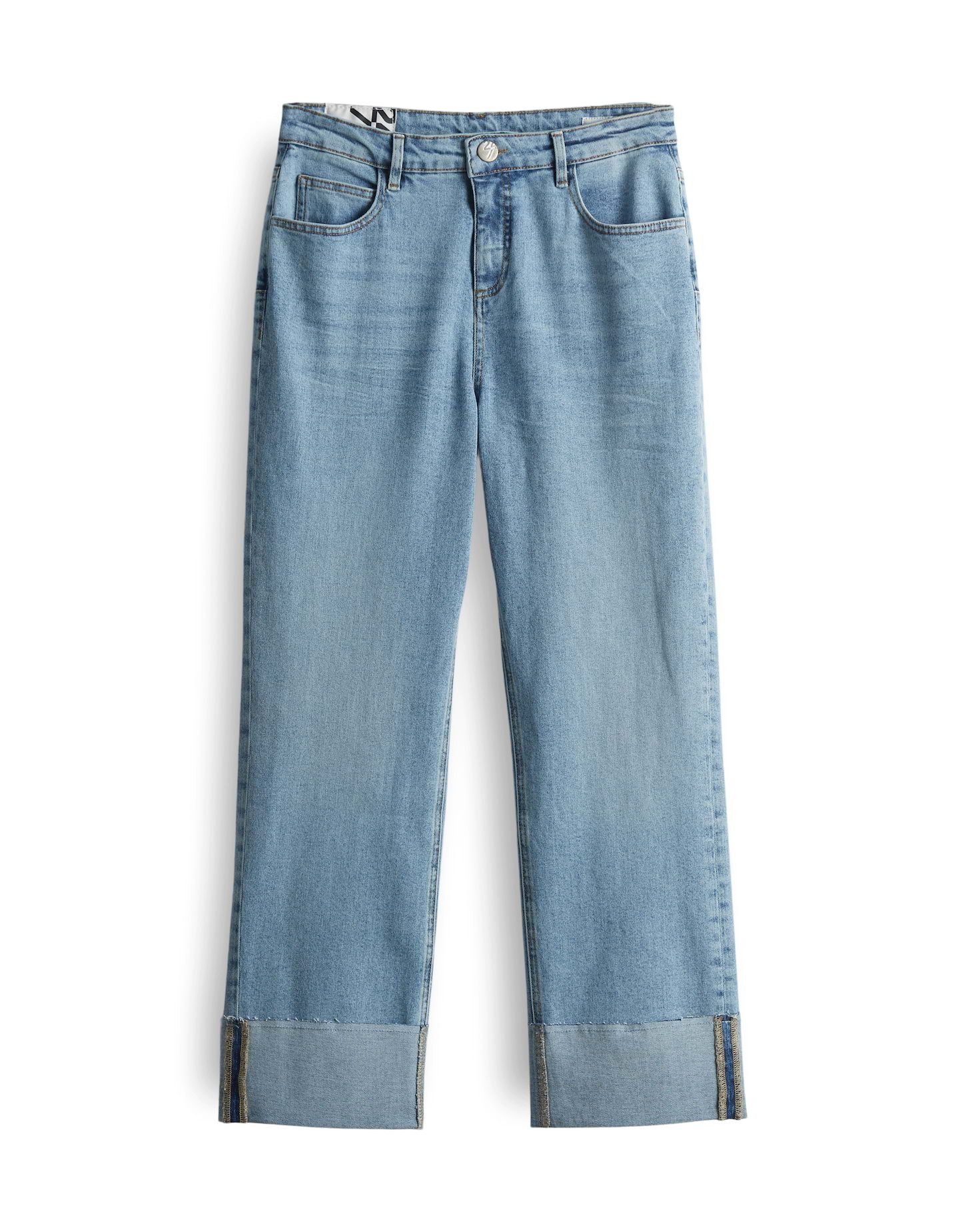 Boyfriend-Jeans LANI TURN UP Mid Rise aus Spanish Cotton Mix