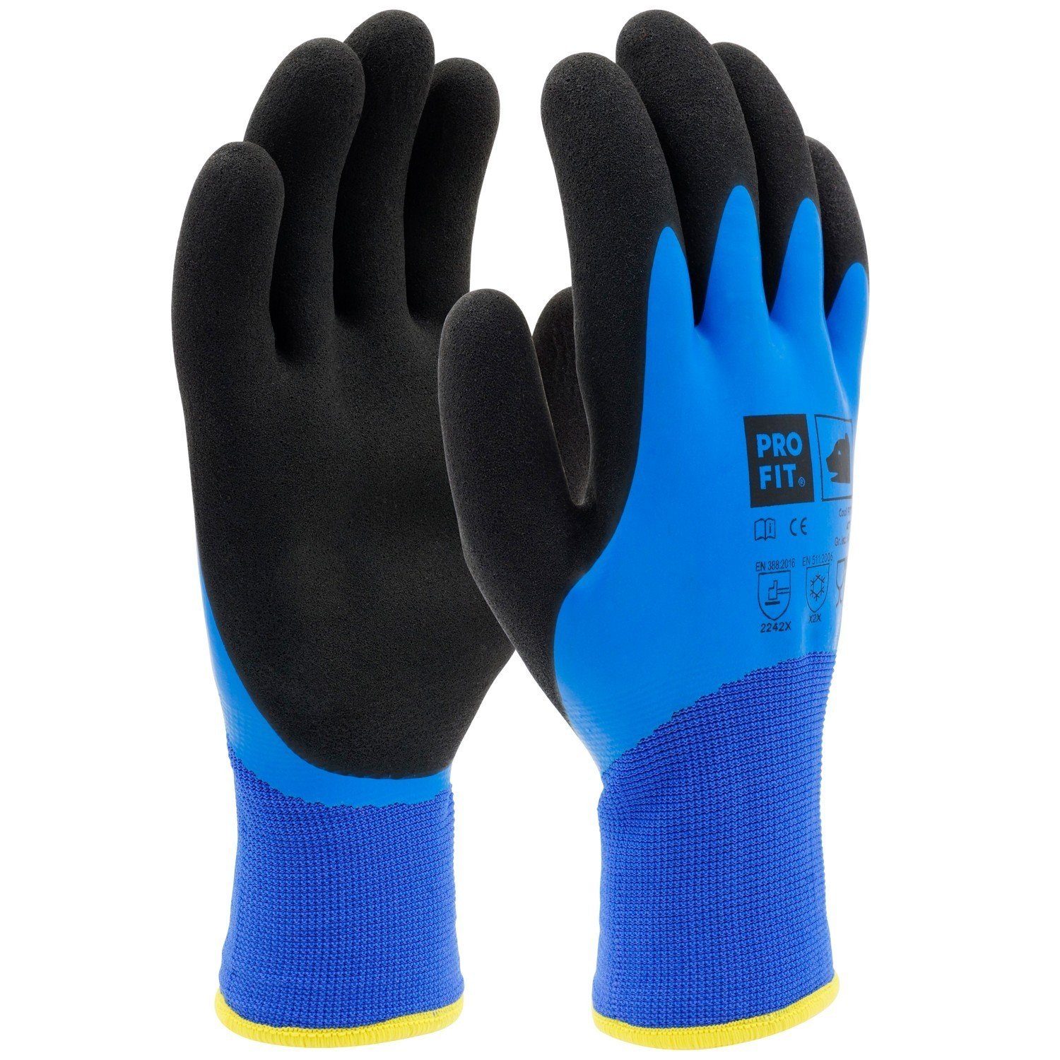 PRO FIT by Fitzner Mechaniker-Handschuhe Cool FIT Latexschaumhandschuh (Paar) geeignet bei/für Lebensmittel