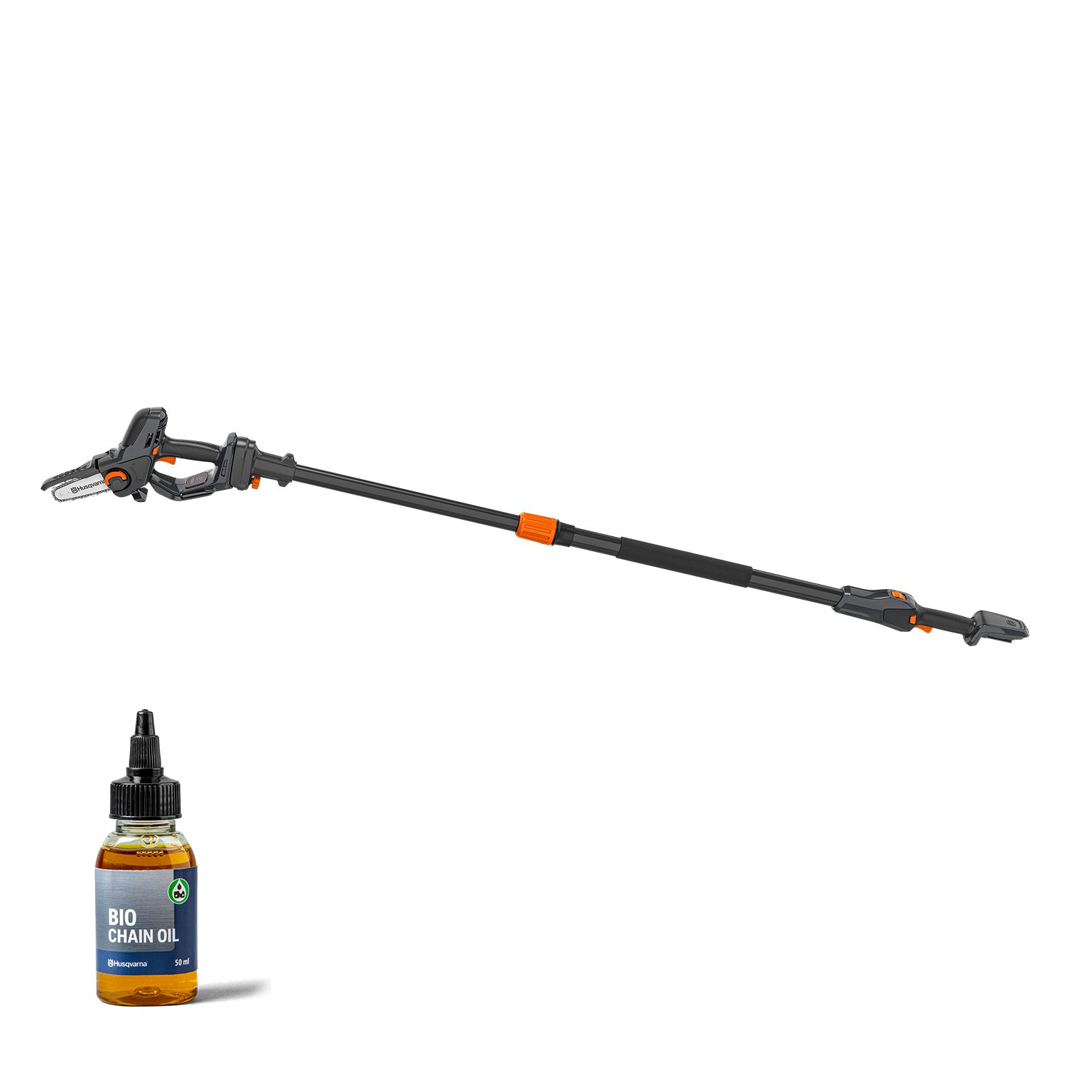 Husqvarna Akku-Kettensäge Aspire P5-P4A, 12 cm Schwertlänge, klein, kompakt, Astsäge für Äste bis 75 mm