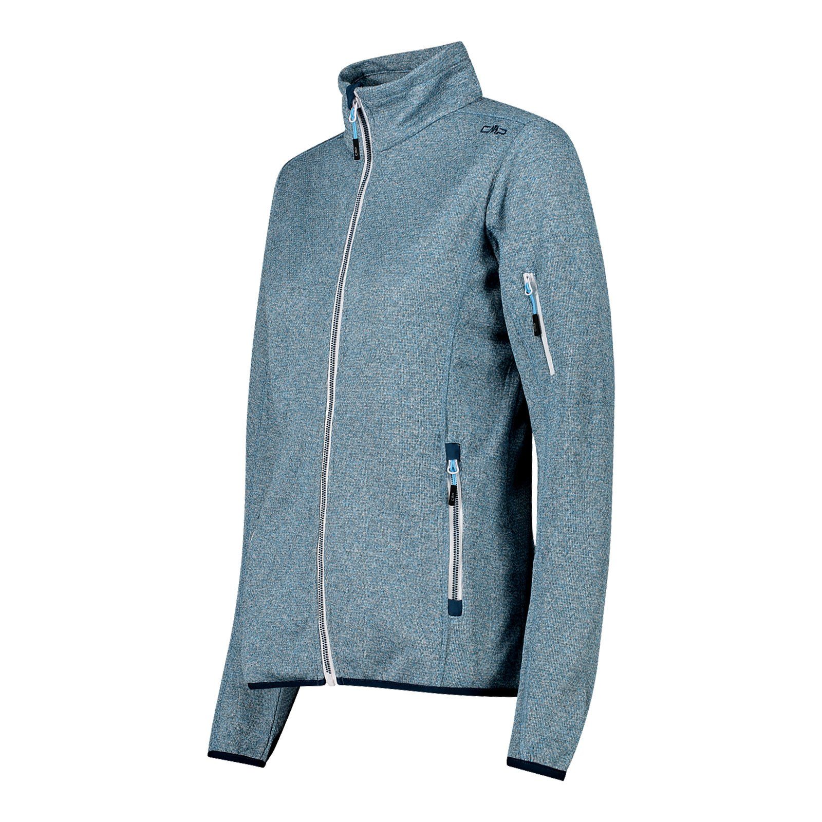 bianco Jacket 33LN besonders aus Knit / Woman Tech™ CMP Material Fleecejacke cielo
