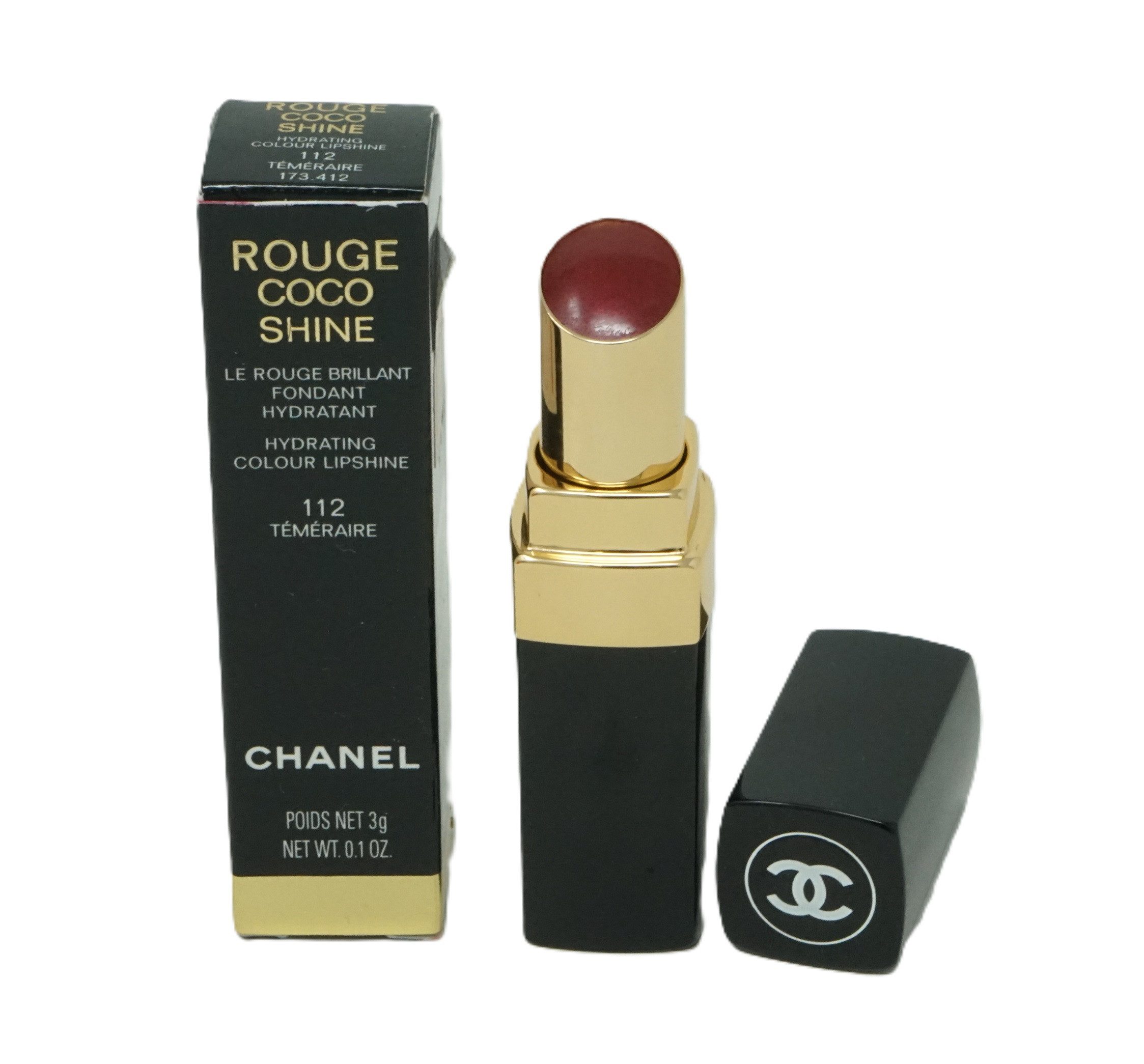Lippenstift Chanel Rouge Coco Shine Lippenstift 3g Téméraire 112