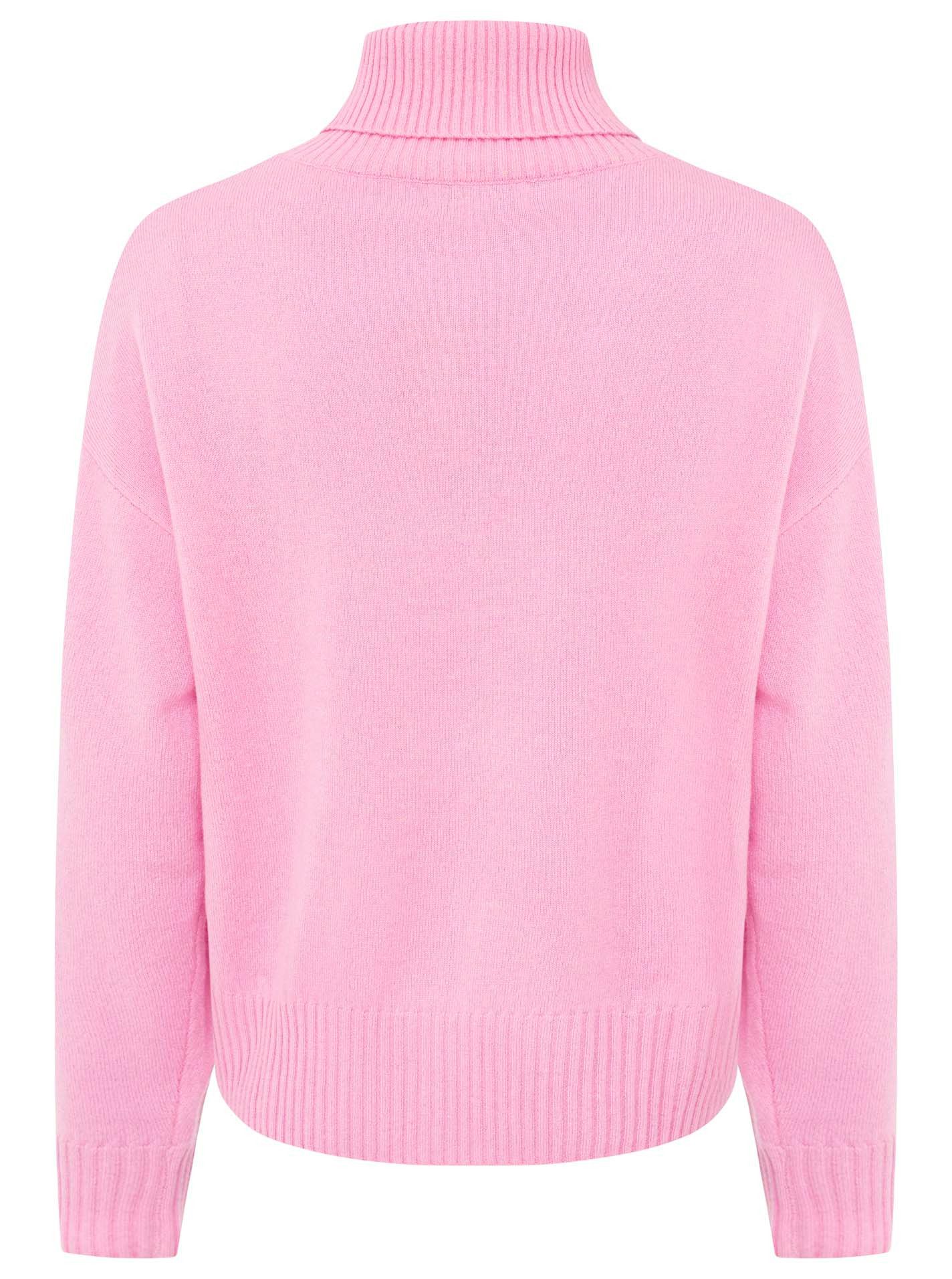 Zwillingsherz Rollkragenpullover 100% Kaschmir Boxy Rollneck