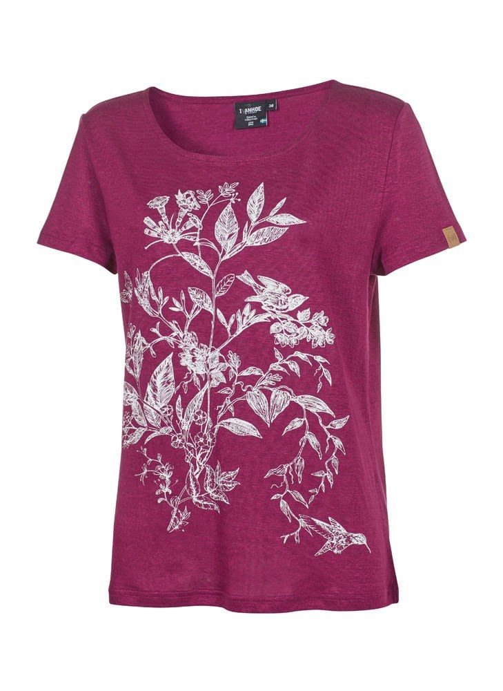 Ivanhoe of Sweden Damen Of T-Shirt Leila Gy Flower Sweden Ivanhoe W Rose Lilac