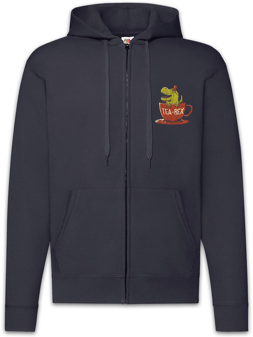 Sweatjacke Tea-Rex II Zipper Hoodie Tyrannosaurus Tea Tee Rex T-Rex Dinosaurier