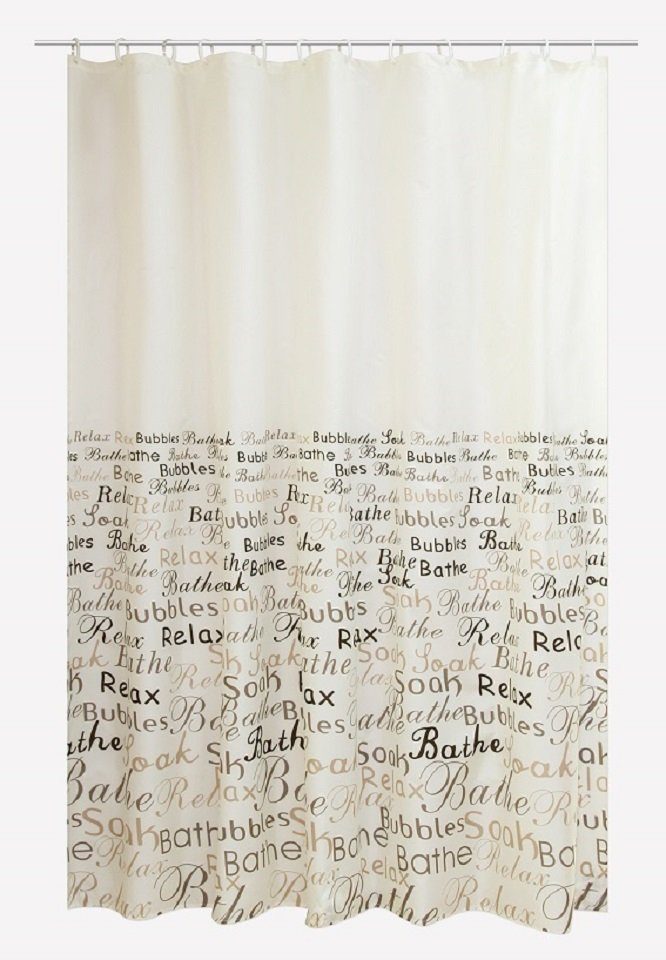 Clever-Kauf-24 Duschvorhang Textil-Duschvorhang Relax, BxH 180x200cm, günstig online kaufen