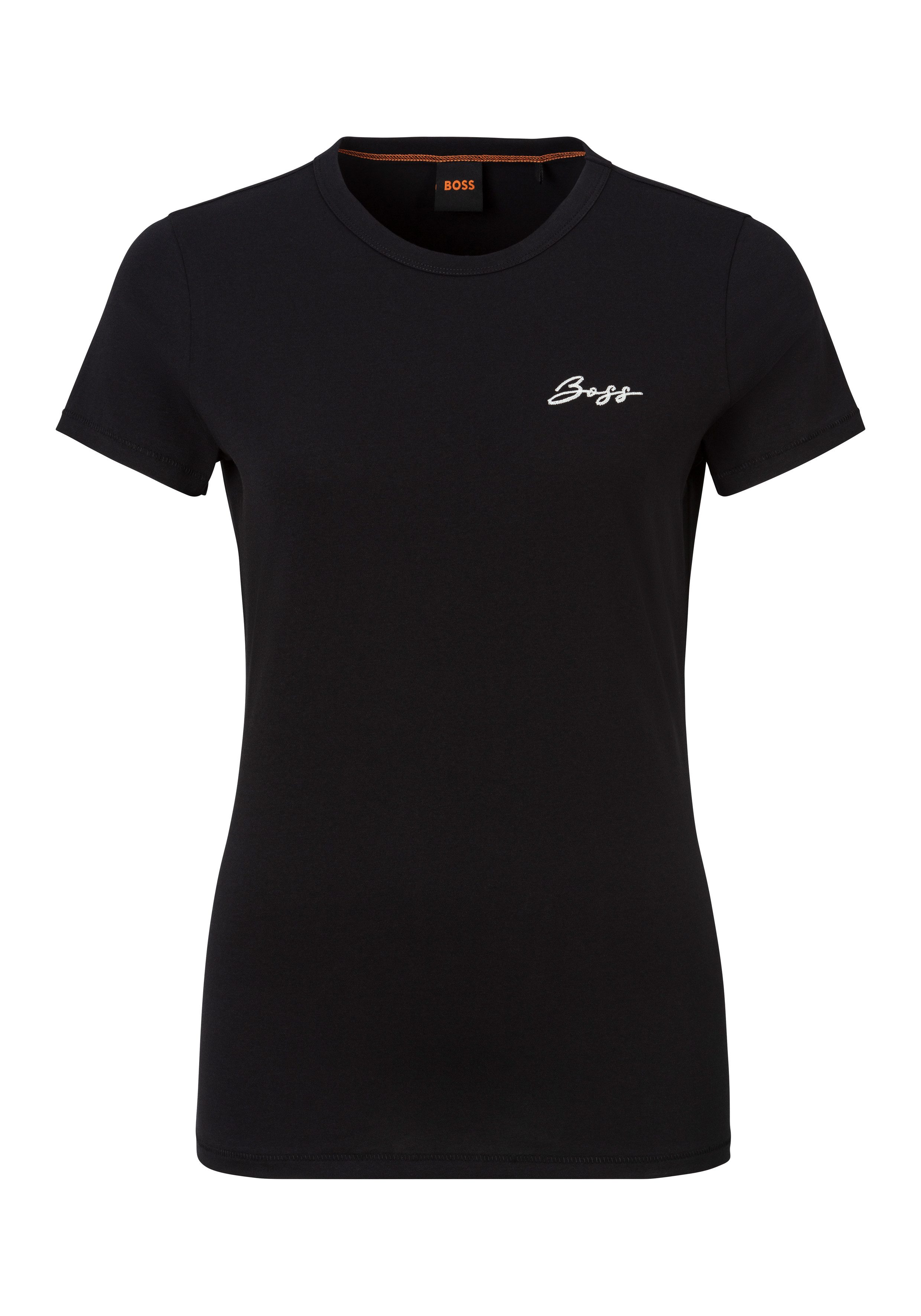 BOSS ORANGE T-Shirt Elogo0 Premium Damenmode günstig online kaufen