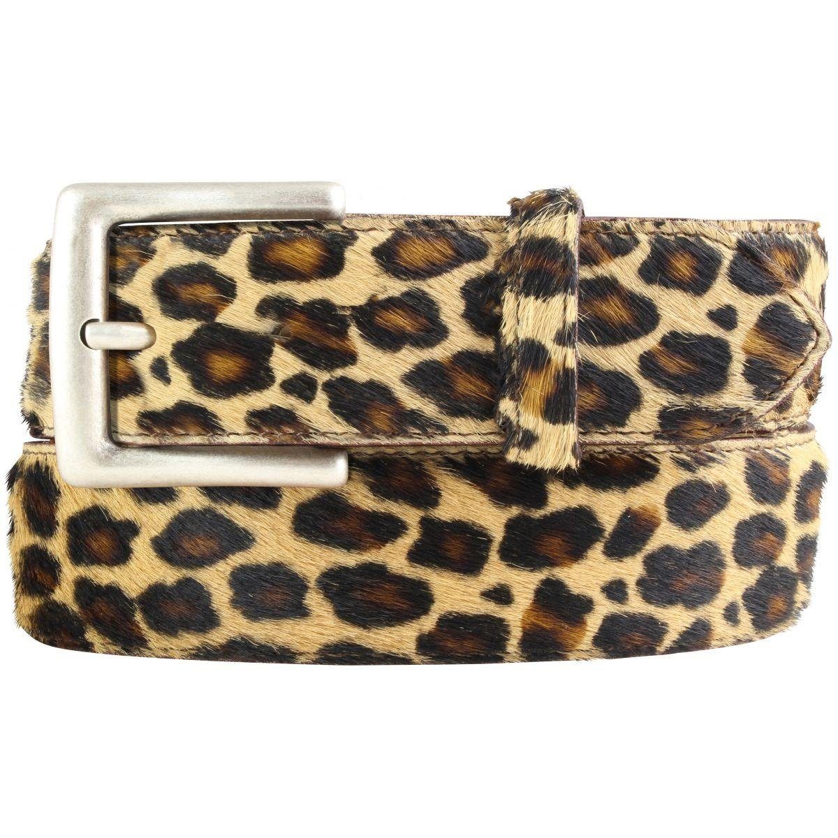 BELTINGER Ledergürtel Hochwertiger Fell-Ledergürtel 4 cm günstig online kaufen