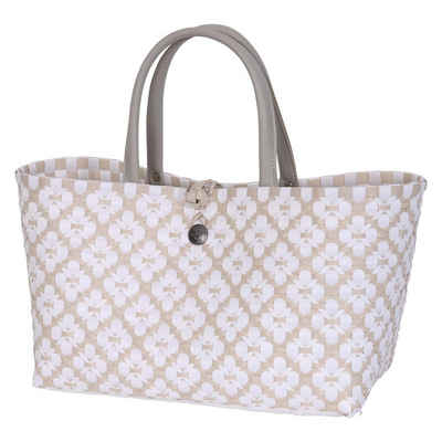 Handed By Handtasche Mini Motif Bag - Handbag with white pattern size S