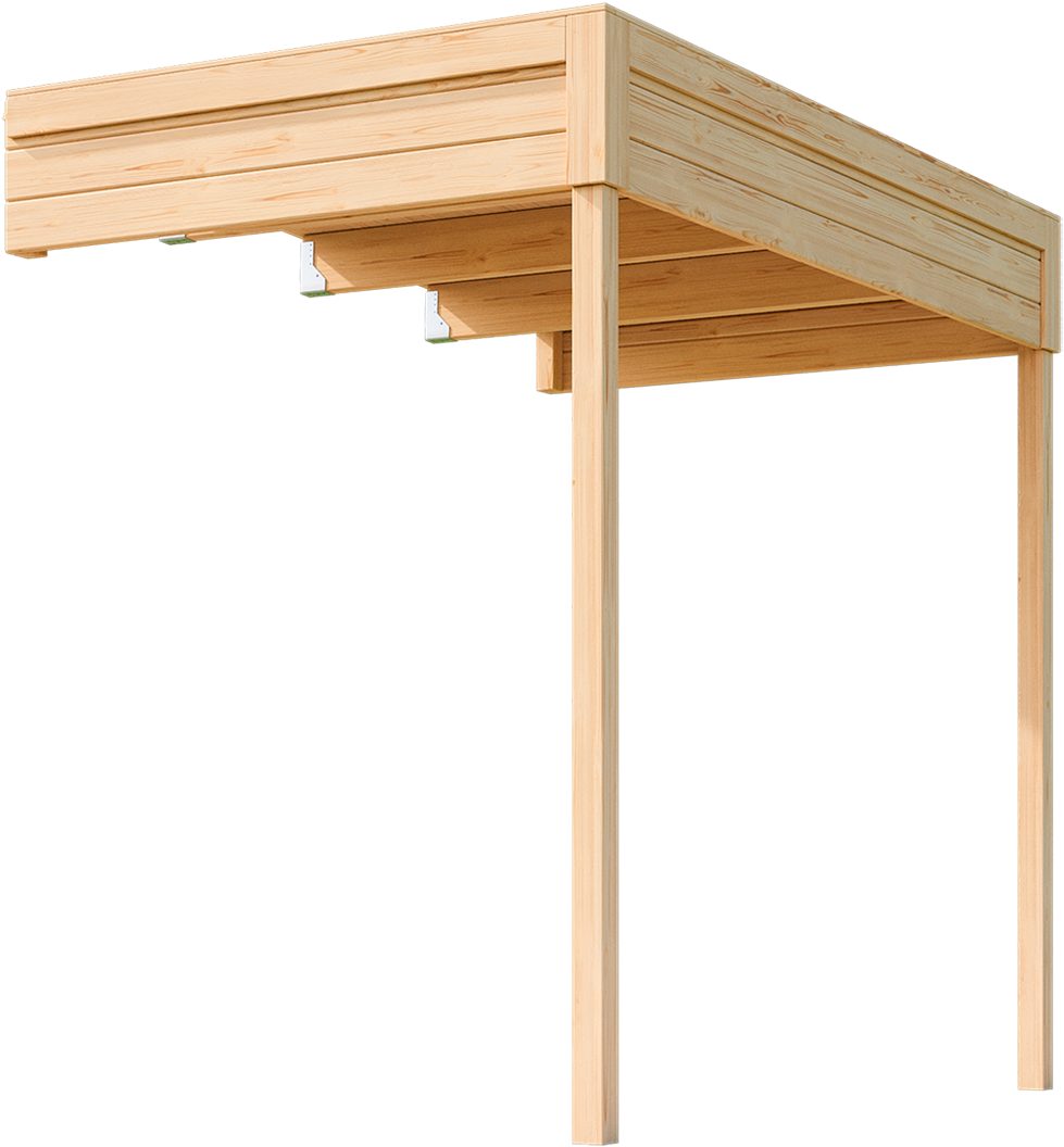 weka Gartenhaus-Anbaudach für die Садові будиночки der Serie "Batu", BxT: 150x257,5 cm, in verschiedenen Кольора(ів)