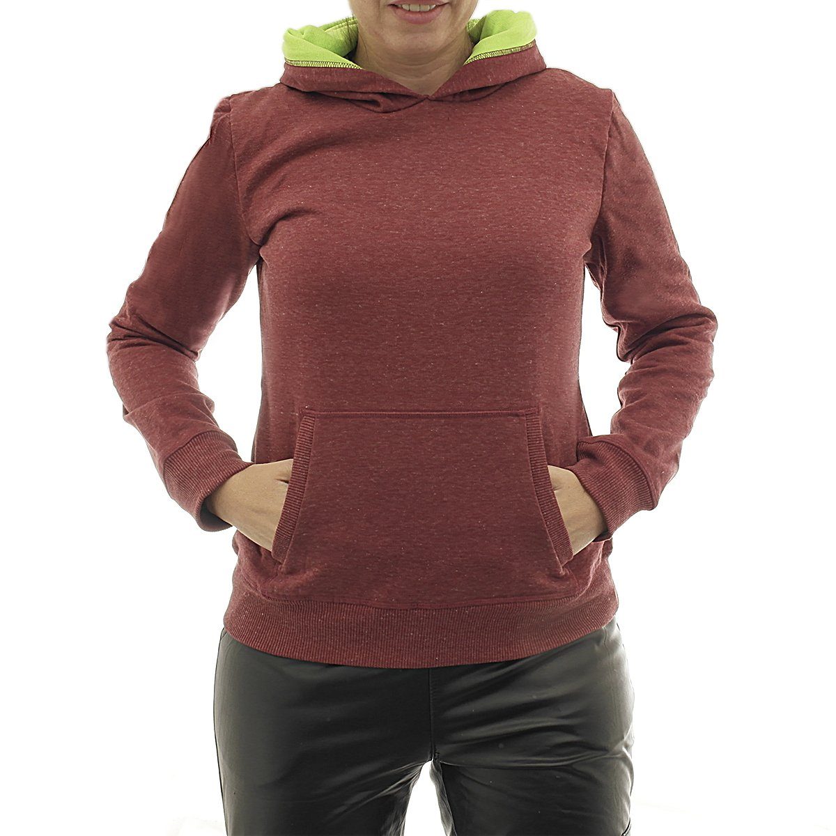 YESET Kapuzenpullover Damen Hoodie warm Vlies Kapuze Pulli Пуловеры Tasche vorne 7220