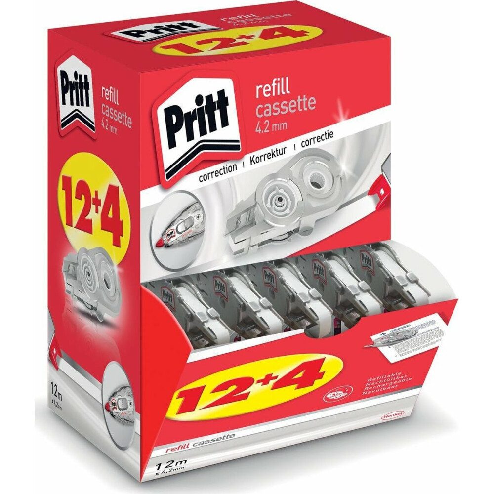 PRITT Gelschreiber Pritt Korrekturroller Refill PRX4M Kassette 4,2mm 16 Stck./Pa, (1-tlg)