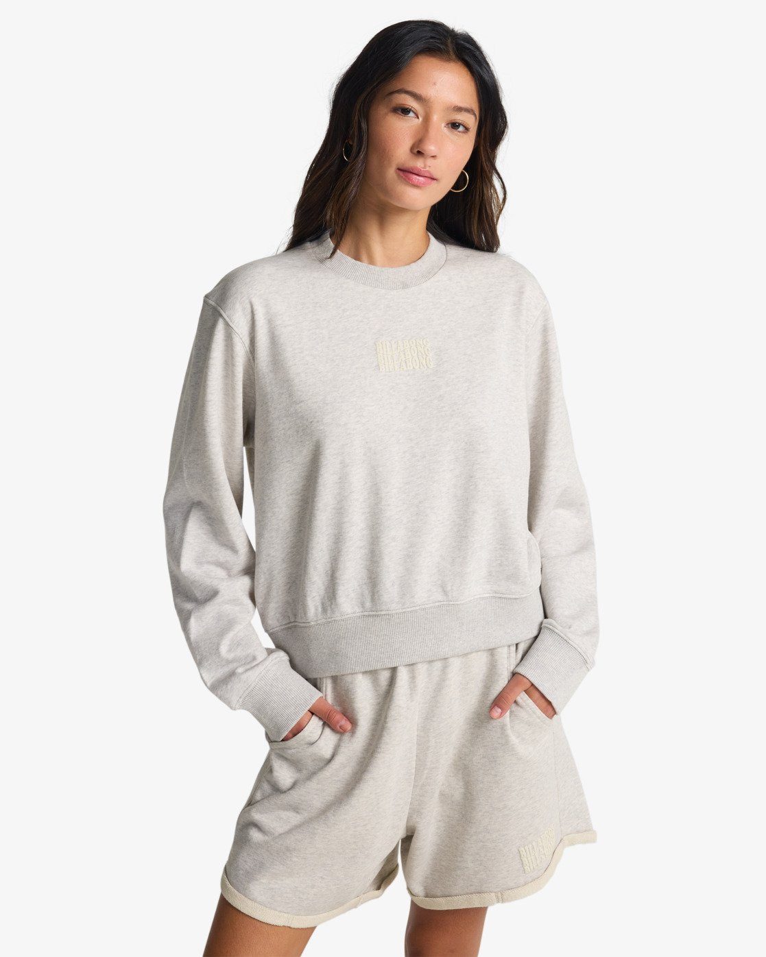 Billabong Sweatshirt FAMILY TREE sportlicher Stil, aus Baumwolle und Polyester