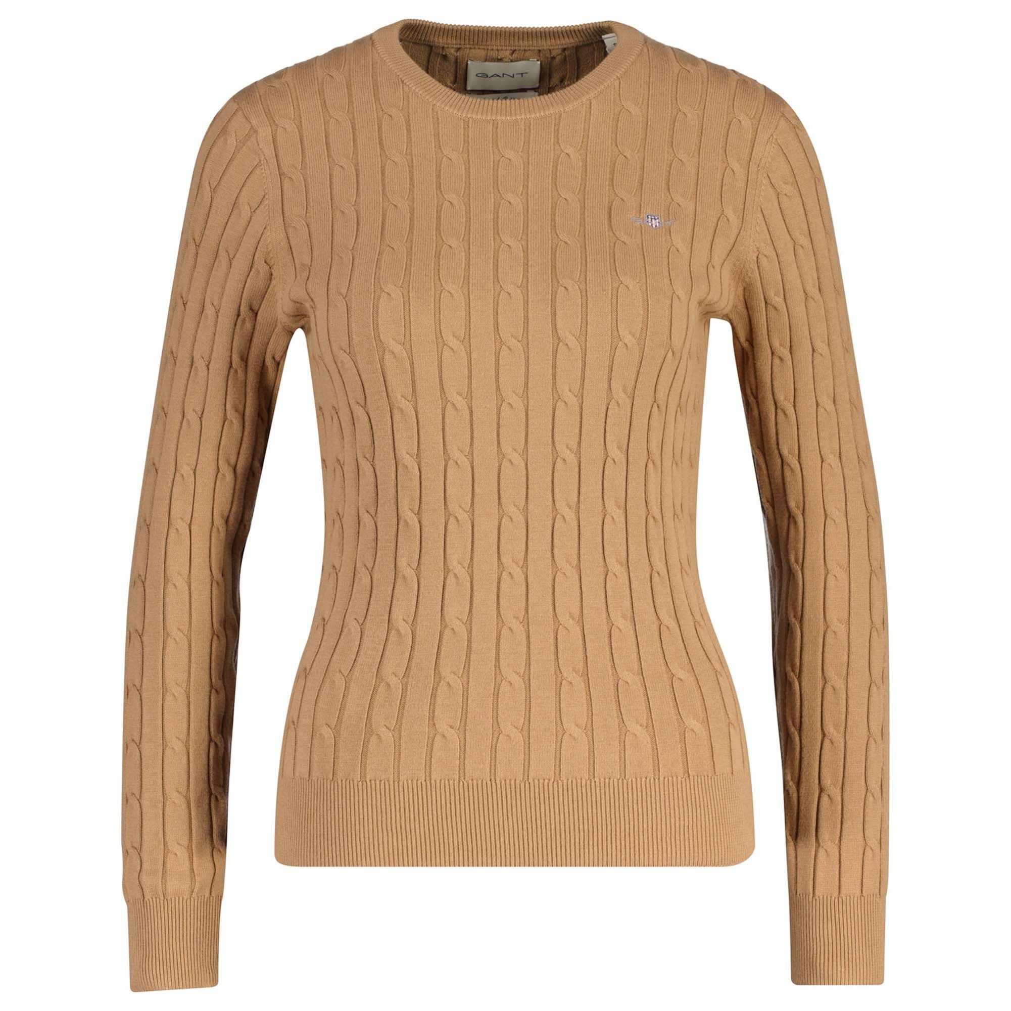 Gant Sweater Damen Strickpullover Baumwolle
