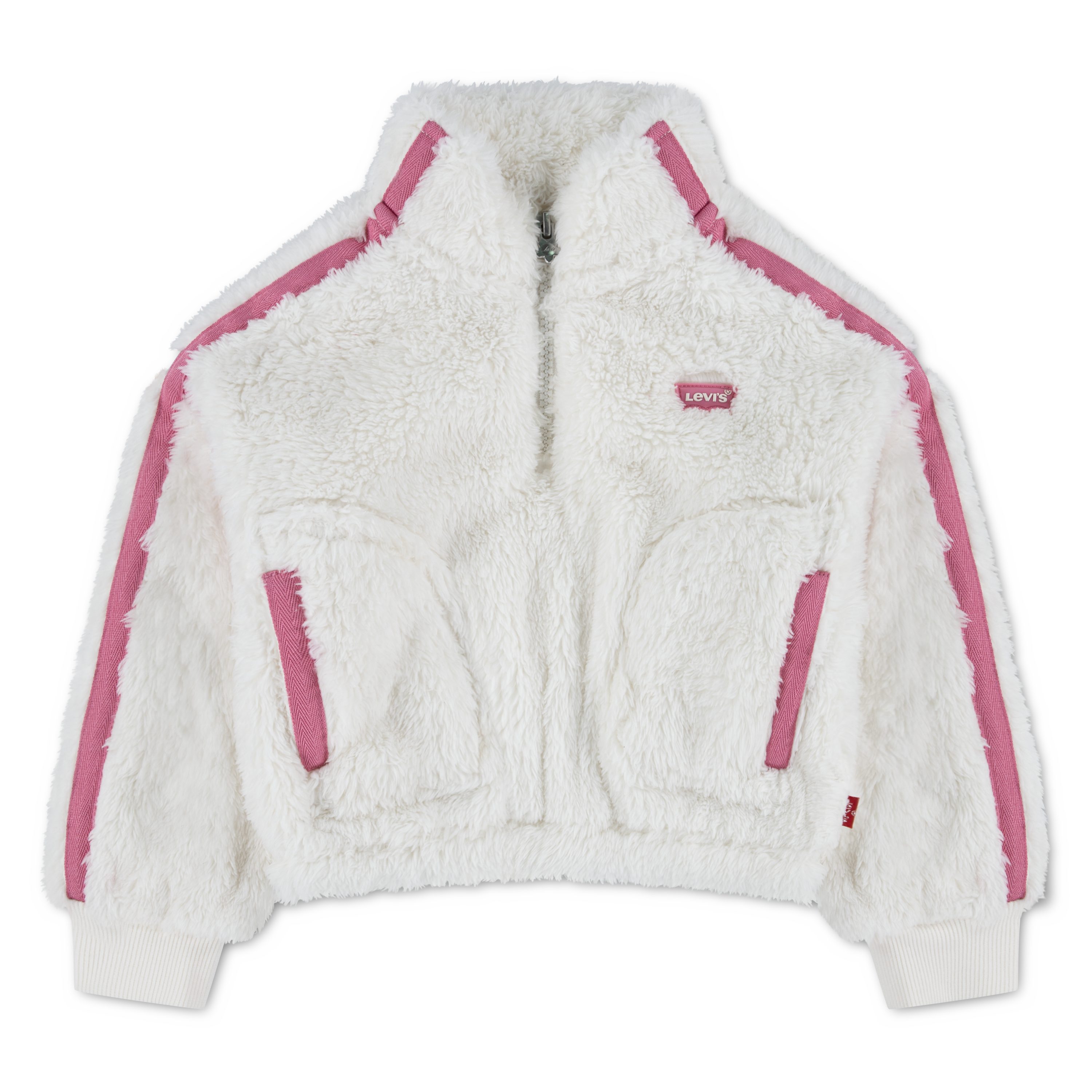 Levi's® Kids Sweatshirt LVG SHERPA HALF ZIP aus Teddyplüsch - for Girls