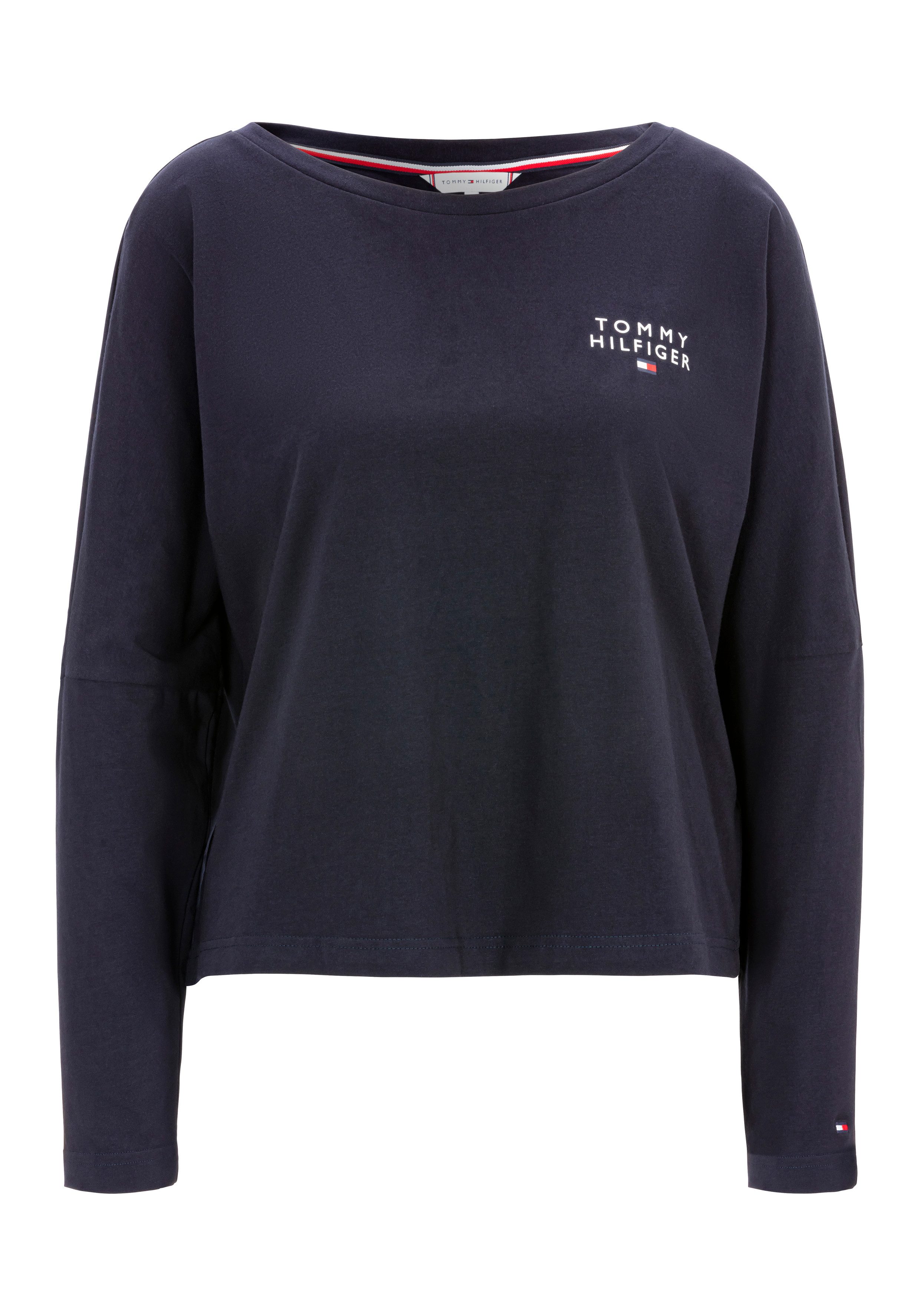 Tommy Hilfiger Underwear Langarmshirt LONG SLEEVE T-SHIRT mit interessanten Ärmeldetails und Tommy Hilfiger Markenlabel