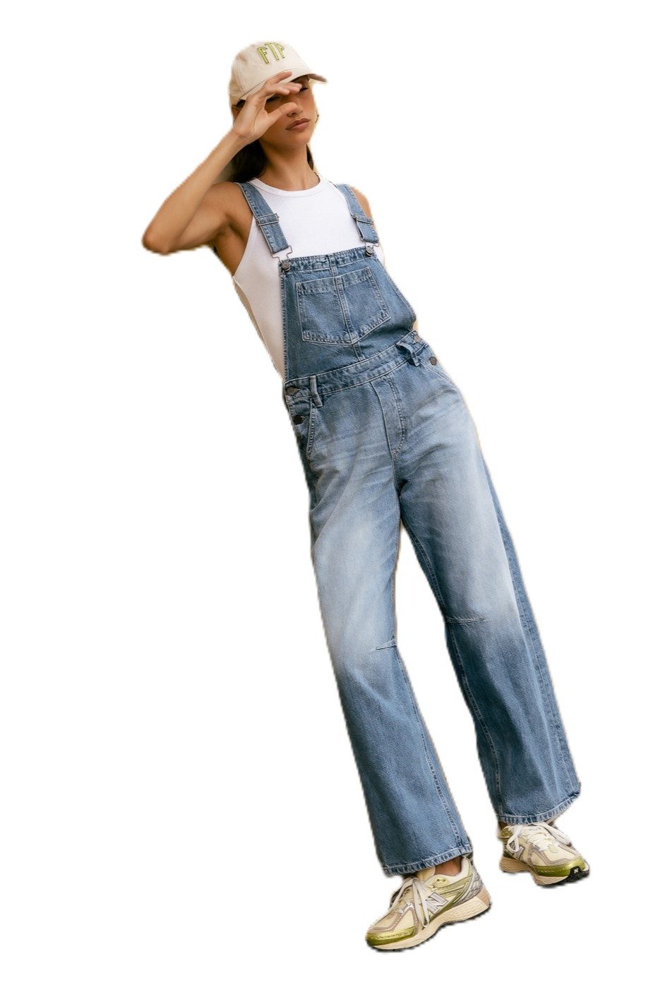 Freeman T. Porter Jumpsuit Tammy Denim Jumpsuit - Latzhose Damen - Denim weite Latzhose