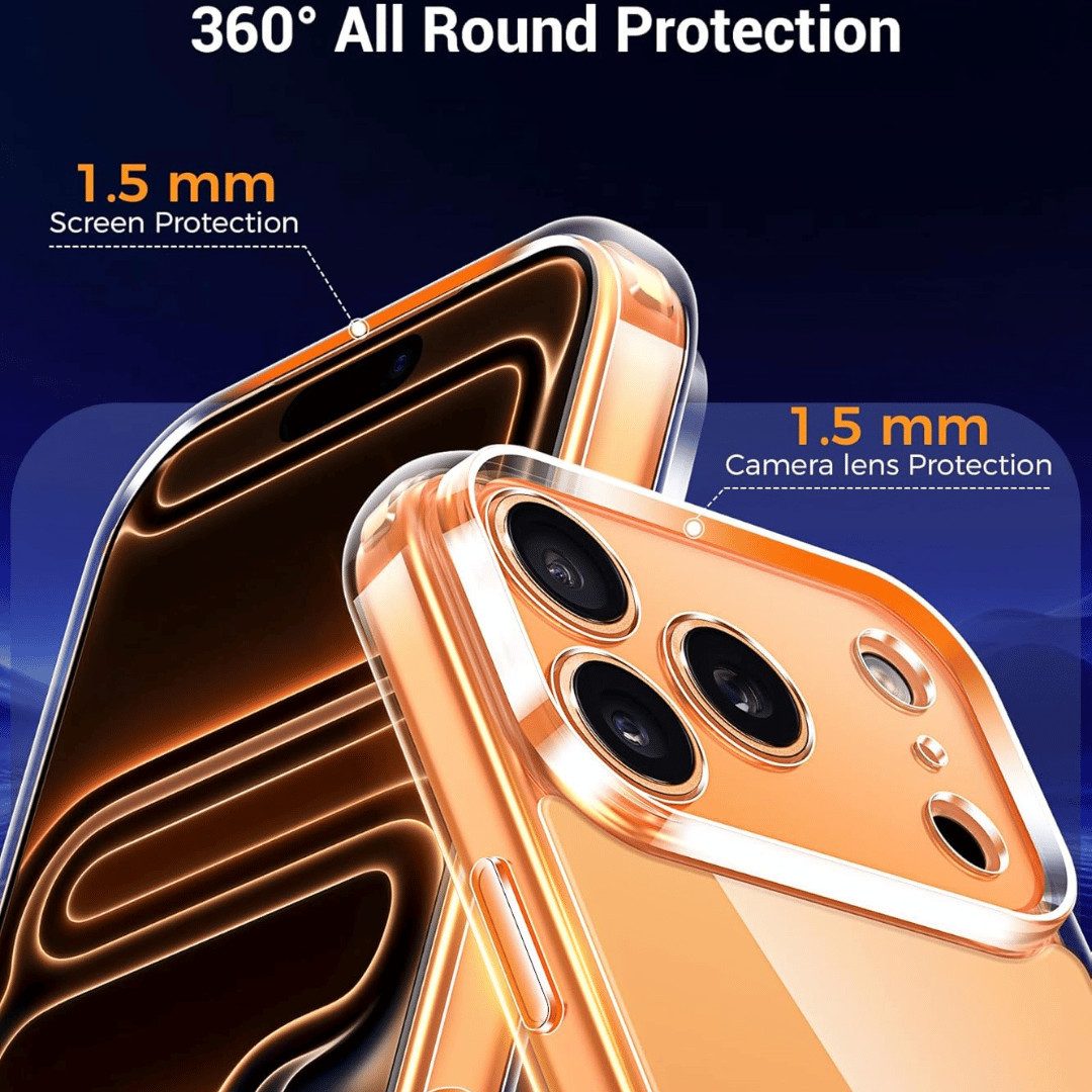 SmartUP Handyhülle + 2X Schutzglas für iPhone 17 Pro Max Display Panzerglas Full Case 9H 6,9 Zoll, kompletter Rundumschutz, MagSafe-Technologie – Bild 5 von 5
