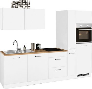 HELD MÖBEL Küchenzeile Kehl, ohne E-Geräte, Breite 270 cm, für Kühlschrank