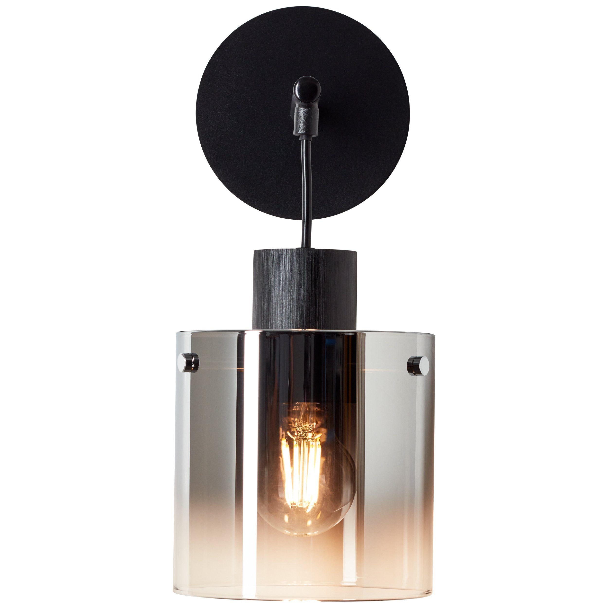 Lightbox Wandleuchte, ohne Leuchtmittel, 15 52 34 W, E27, Metall/Glas x 20 cm, x Wandlampe, max