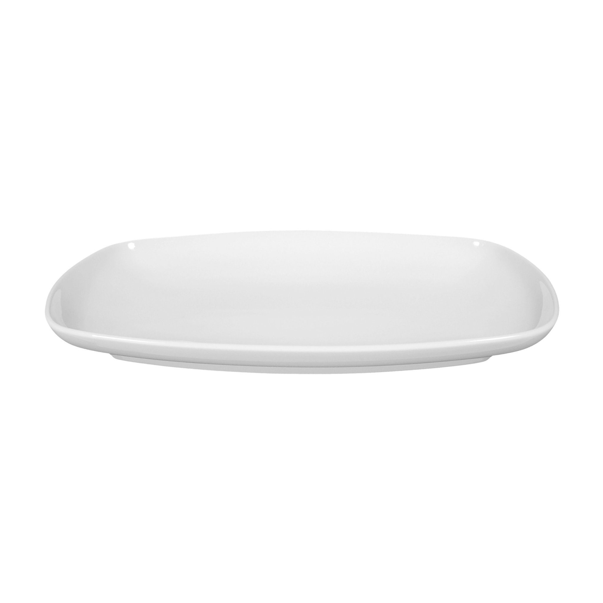 Seltmann Weiden Servierplatte Servierplatte eckig 25 x 16.5 cm, Porzellan, (Einzelartikel), Porzellan, spülmaschinenfest, mikrowellengeeignet, Made in Germany