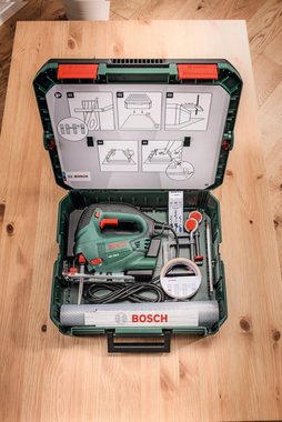 Bosch Home & Garden Stichsäge PST 700 ReadyToSaw, Systembox als mobile Werkbank, inkl. Zubehör
