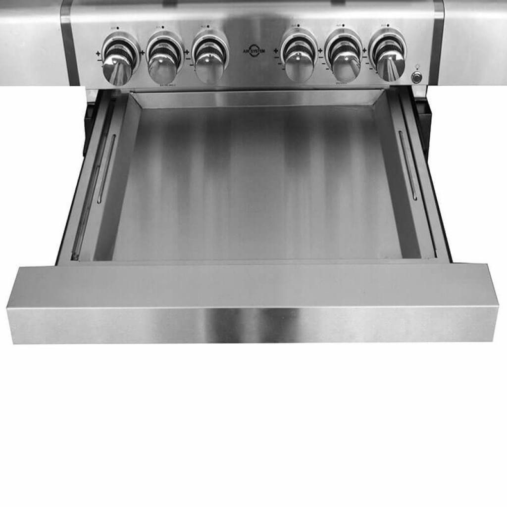 All Grill Fettpfanne Fettschublade für Modular CHEF S - XL, Fängt die heruntertropfenden Fette und Öle auf