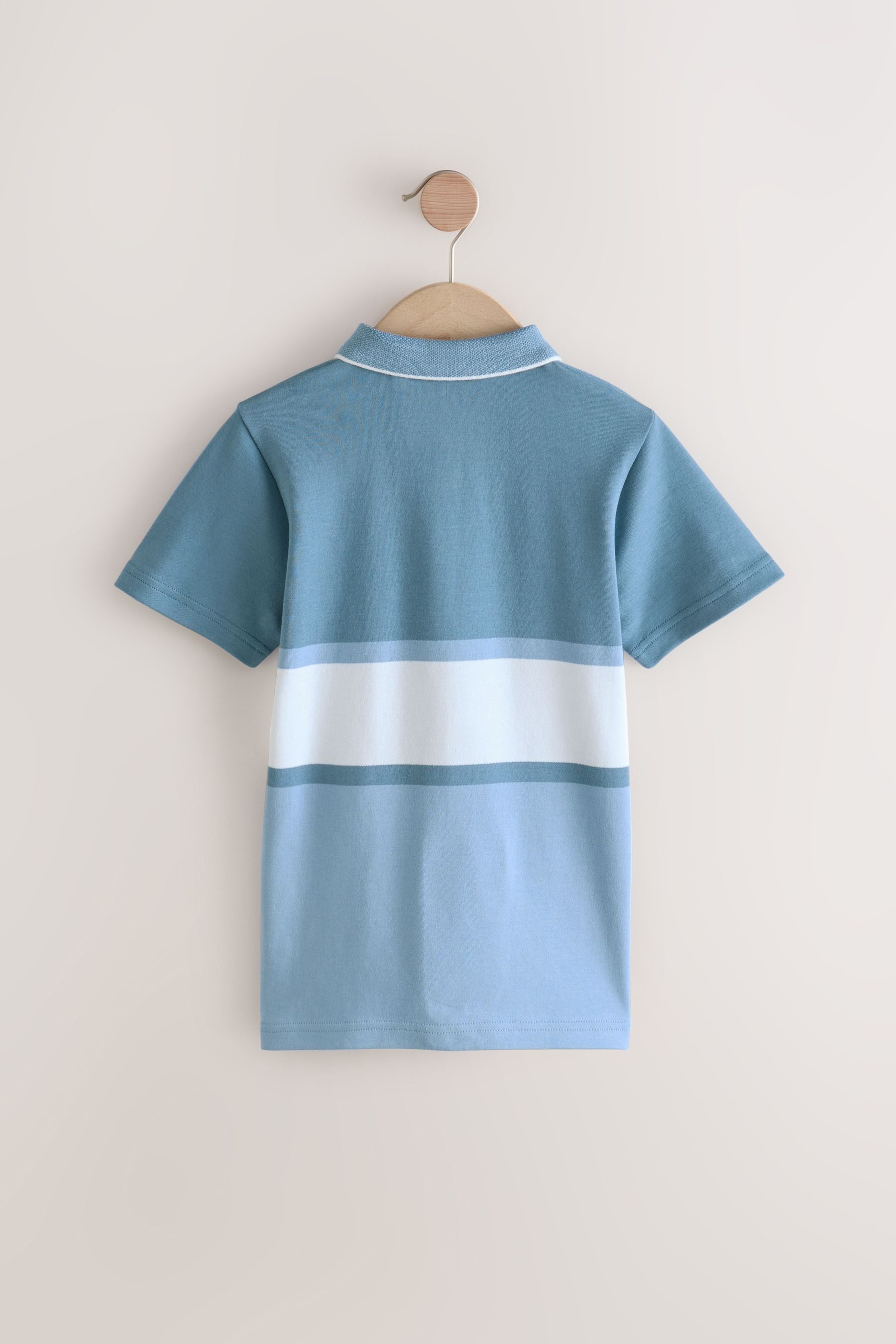 Next Poloshirt Kurzarm-Poloshirt mit Farbblock-Design (1-tlg) günstig online kaufen