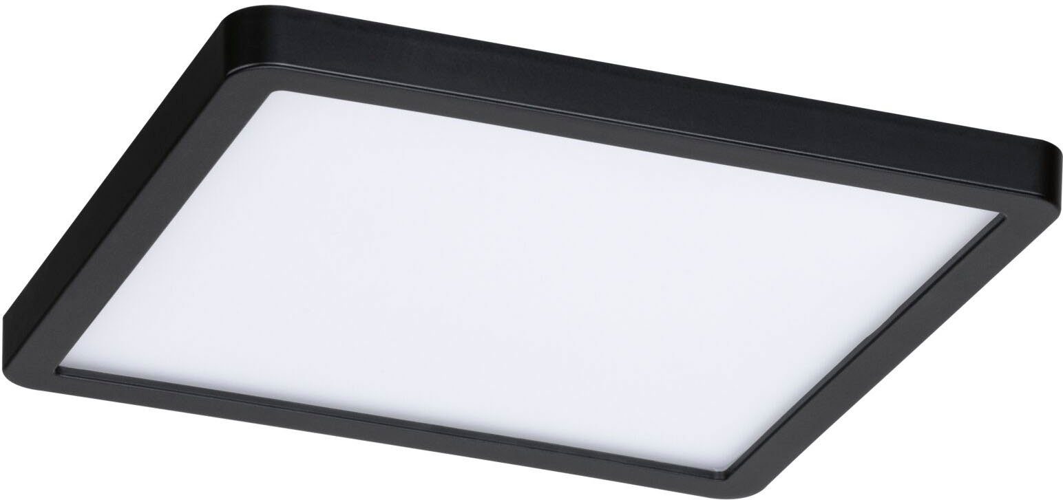 Paulmann LED Einbauleuchte Areo White 175x175mm IP44 Tunable Smart Tageslichtweiß, VariFit eckig Home Schwarz LED LED dimmbar, steuerbar, App fest ZigBee, integriert, Einbaupanel Zigbee