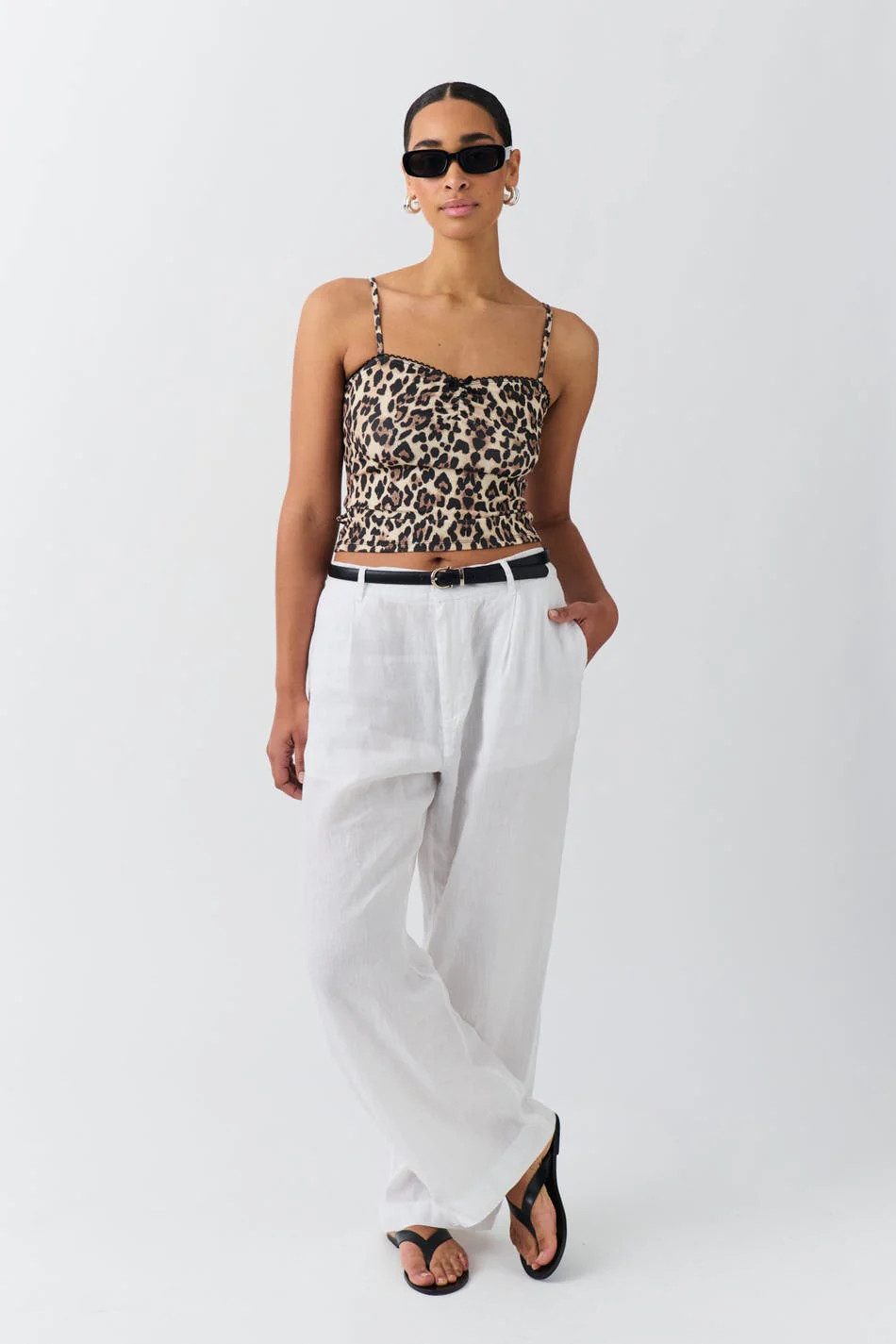 Gina Tricot Shirttop Bow detail singlet