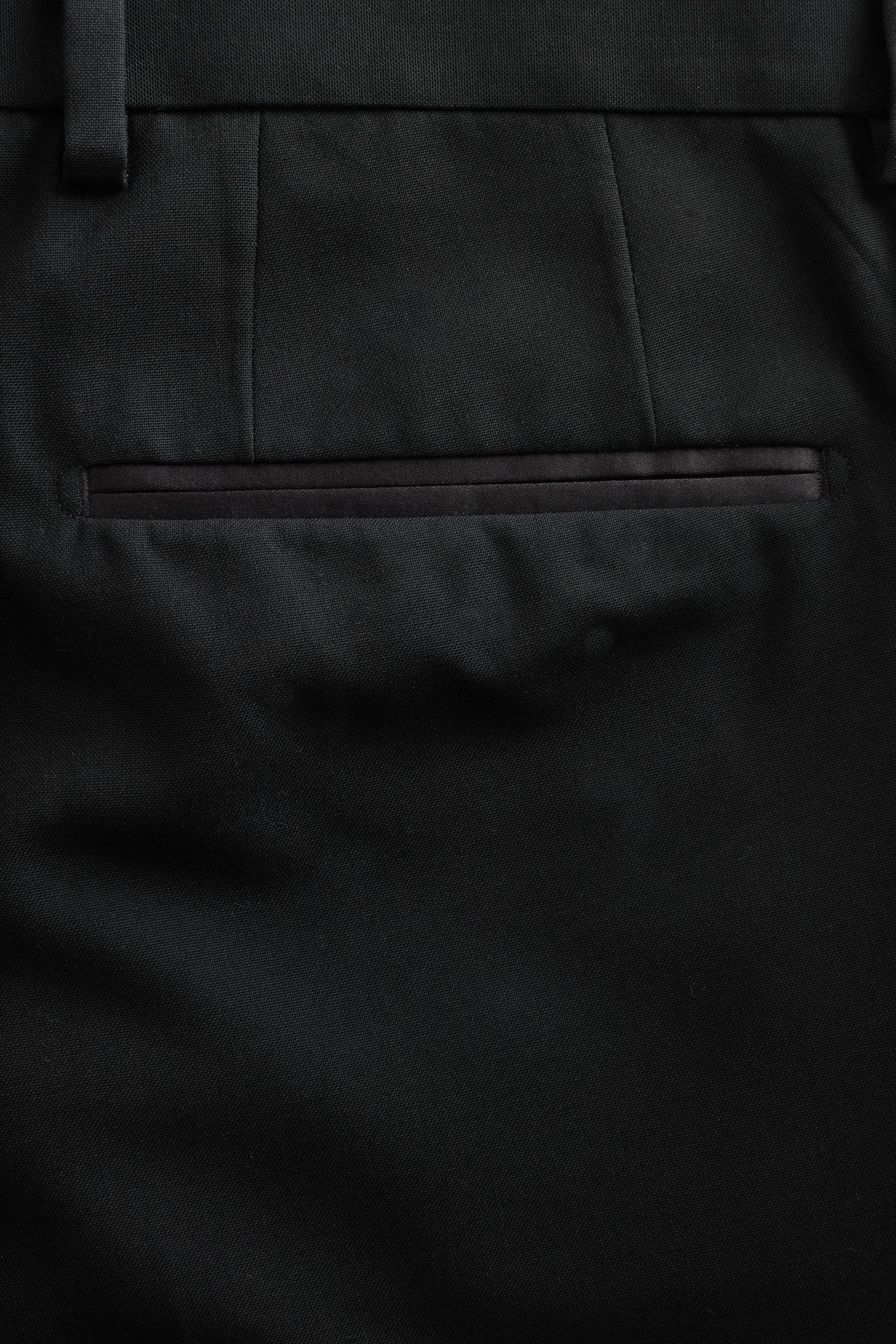 Next Anzughose Smokinghose mit kontrastierendem Galon–Skinny Fit (1-tlg)